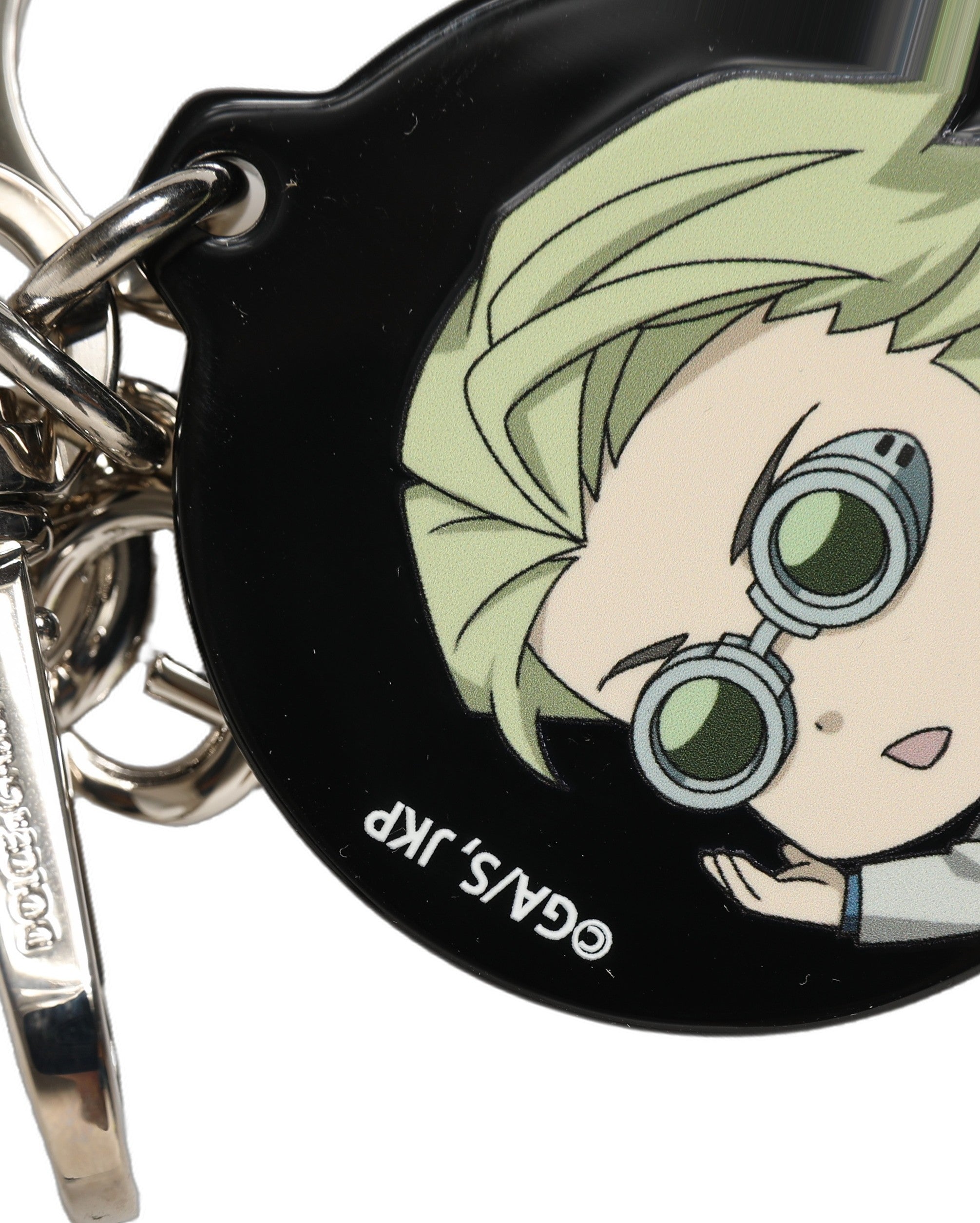 Dolce & Gabbana Black Kaisen Kento Nanami Charm Metal Keychain Keyring