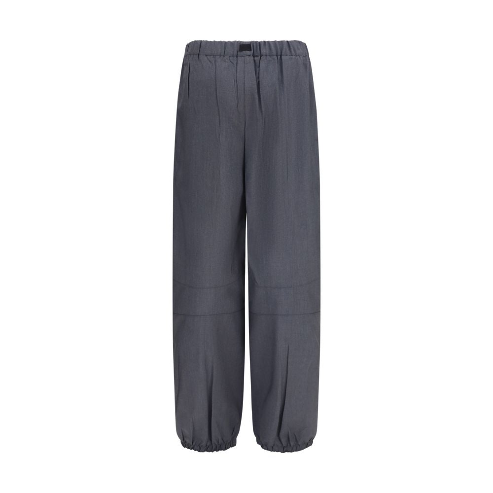 Prada Gray Wool Oves Aries Casual Pants