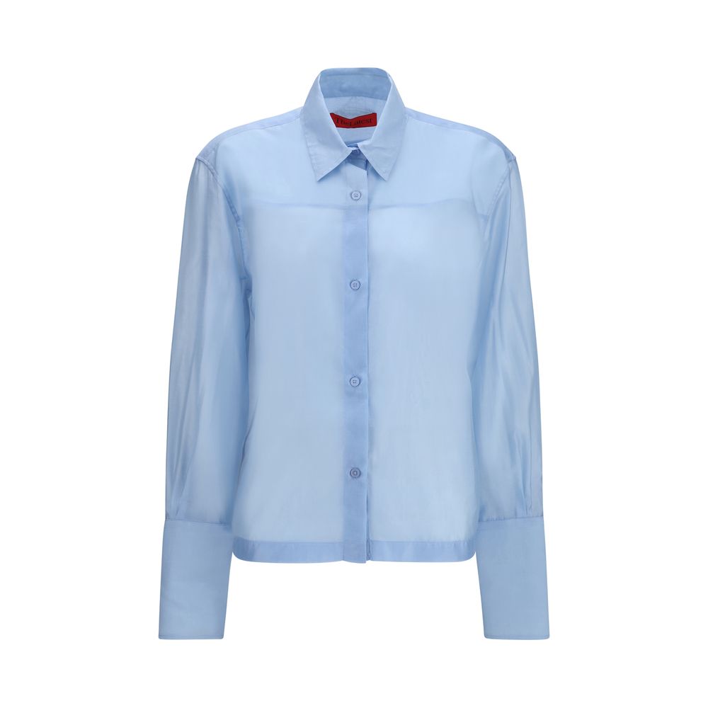 The Latest Blue Wool Oves Aries Dress Shirt