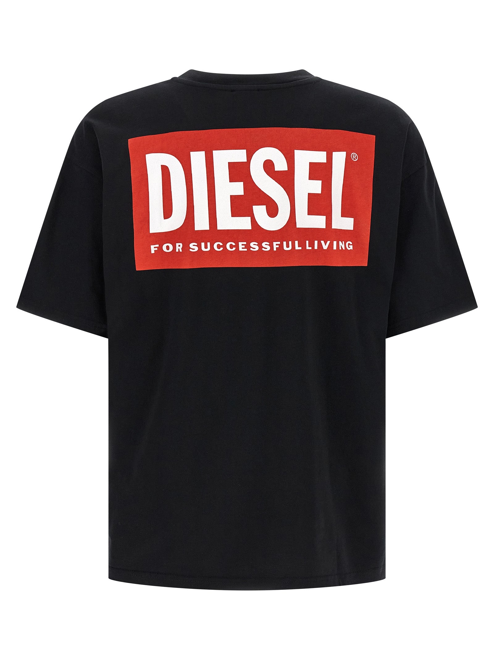 Diesel Black Cotton T-Shirt