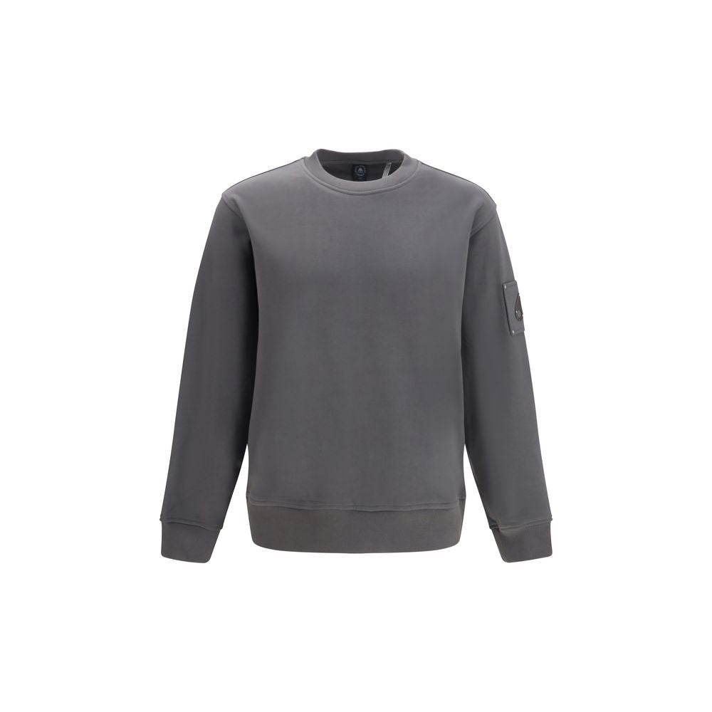 Moose Knuckles Gray Cotton Sweatshirt