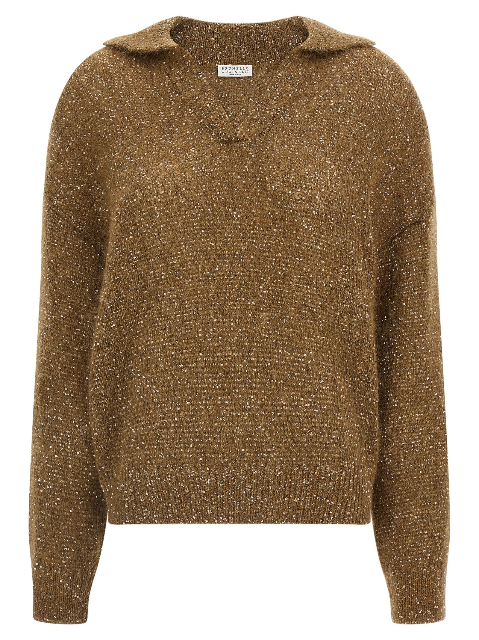 Brunello Cucinelli Brown Polyamide Polo Shirt