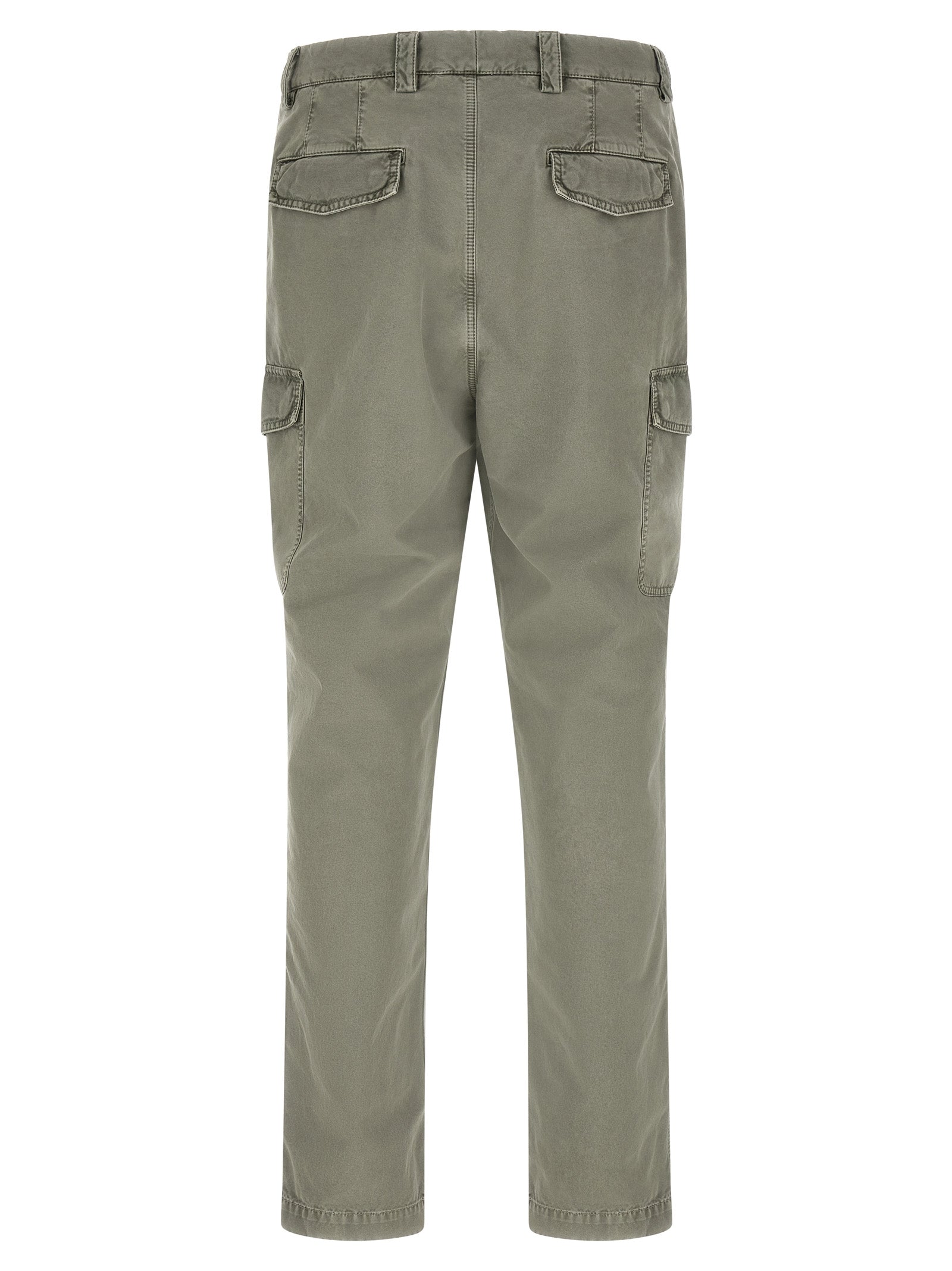 Brunello Cucinelli Bicolor Cotton Cargo Pants
