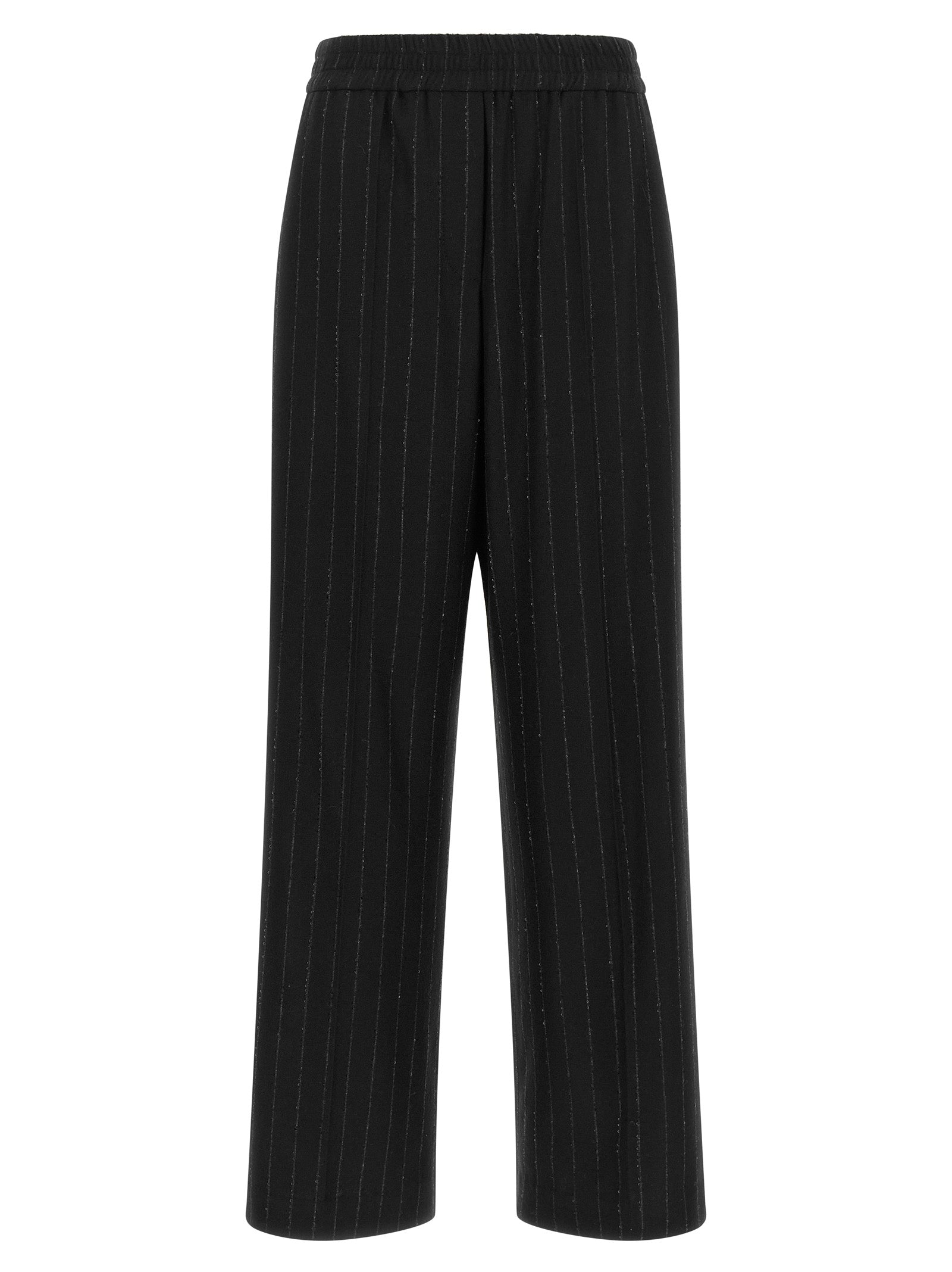 Brunello Cucinelli Blue Virgin Wool Casual Pants