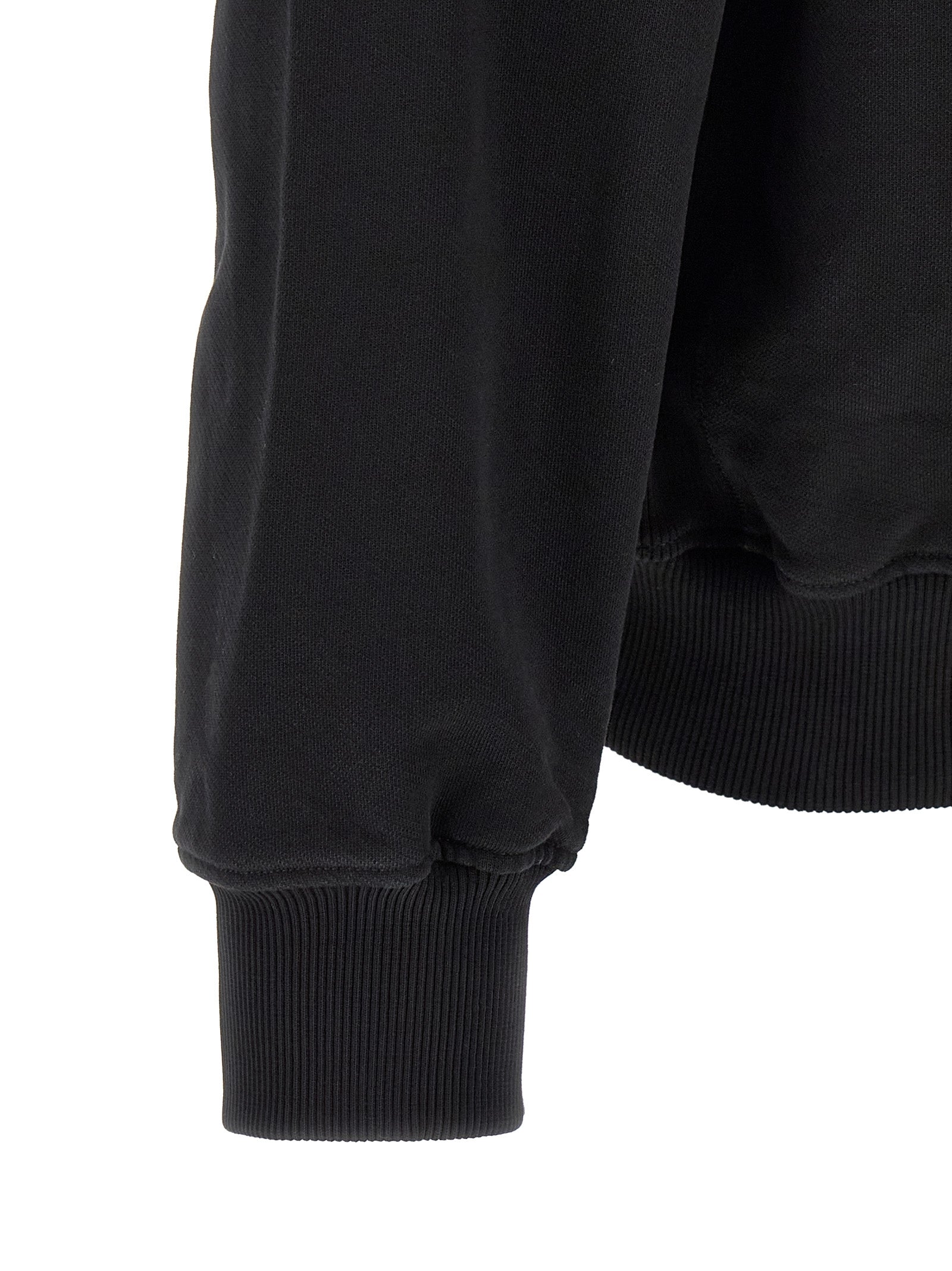 Casablanca Black Organic Cotton Sweatshirt