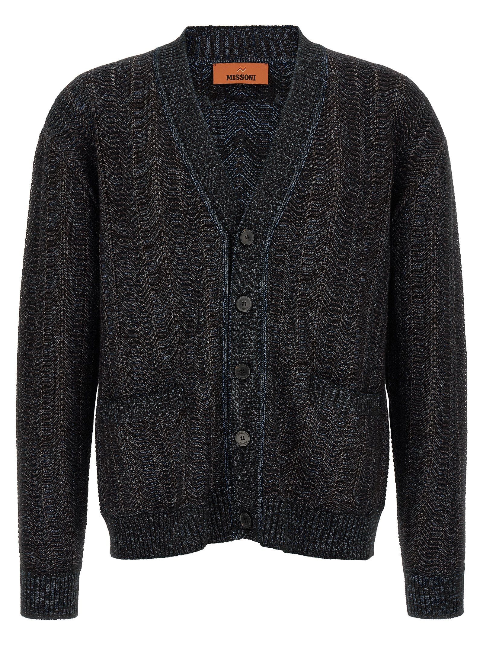 Missoni Blue Viscose Cardigan