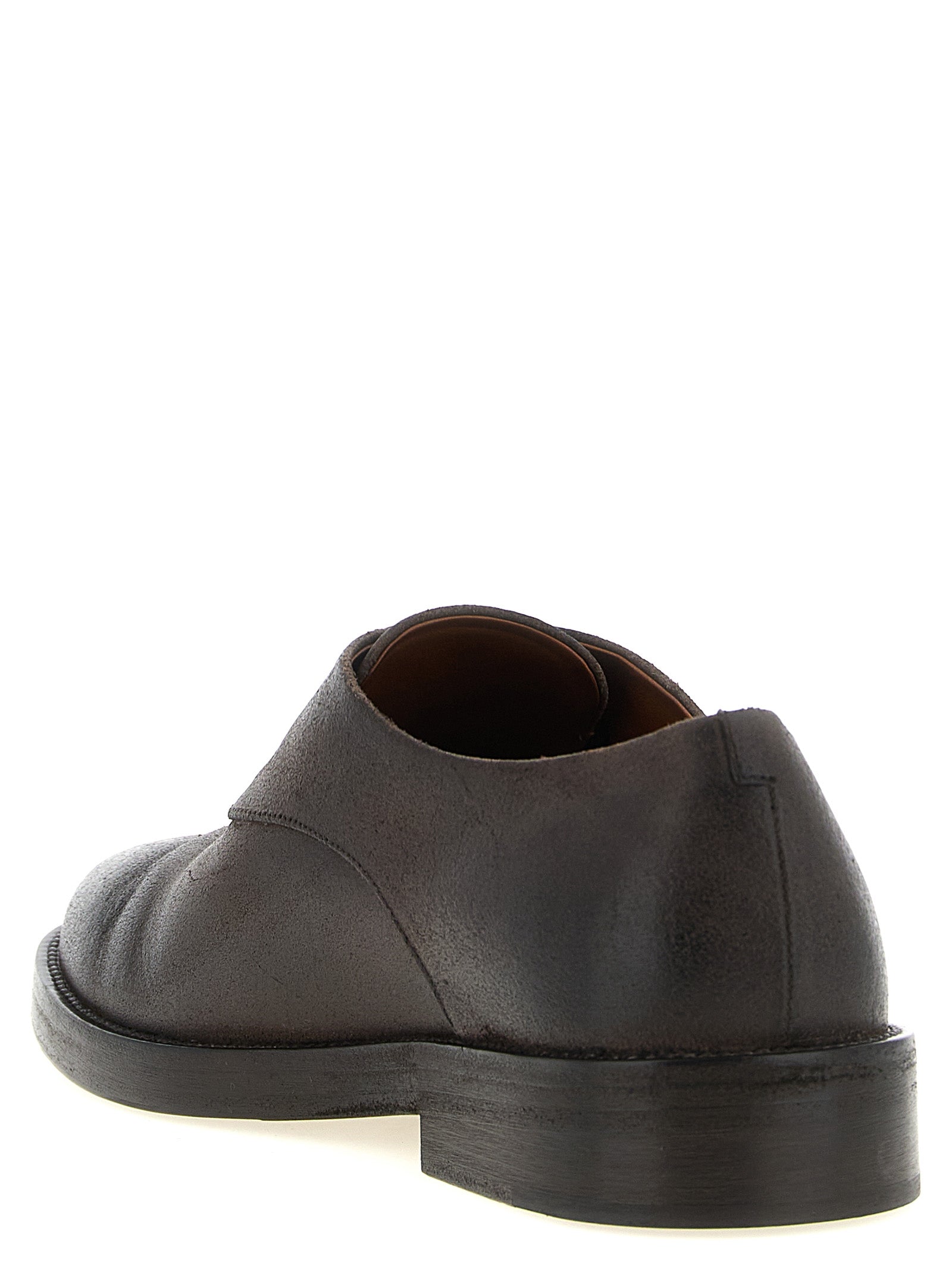 Marsell Brown Calfskin Oxfords And Derbies