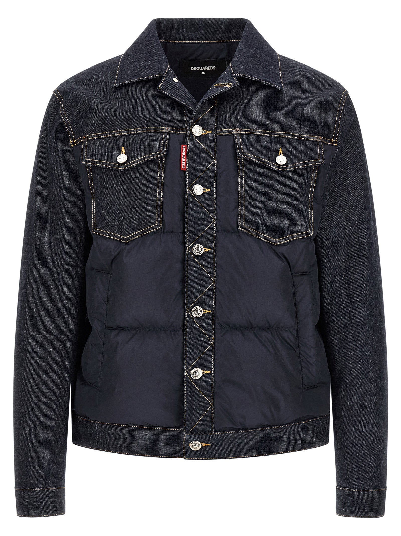Dsquared² Blue Cotton Denim Jacket