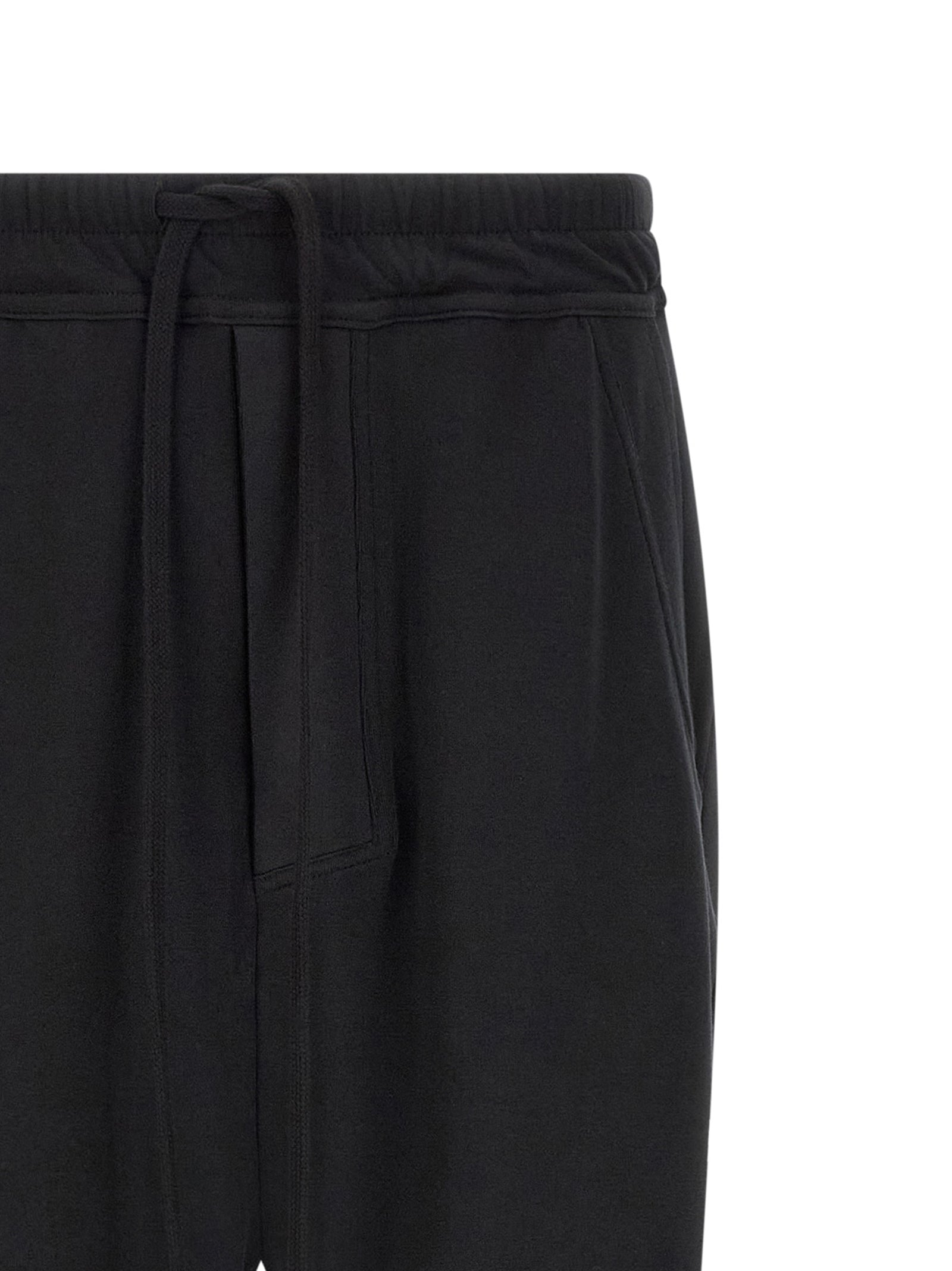 Thom Krom Black Cotton Casual Pants