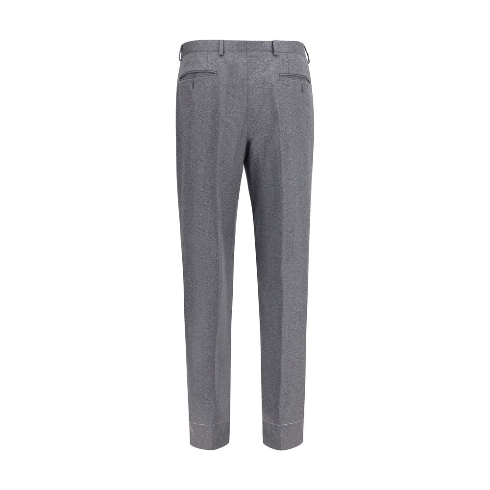 Brioni Gray Wool Oves Aries Casual Pants