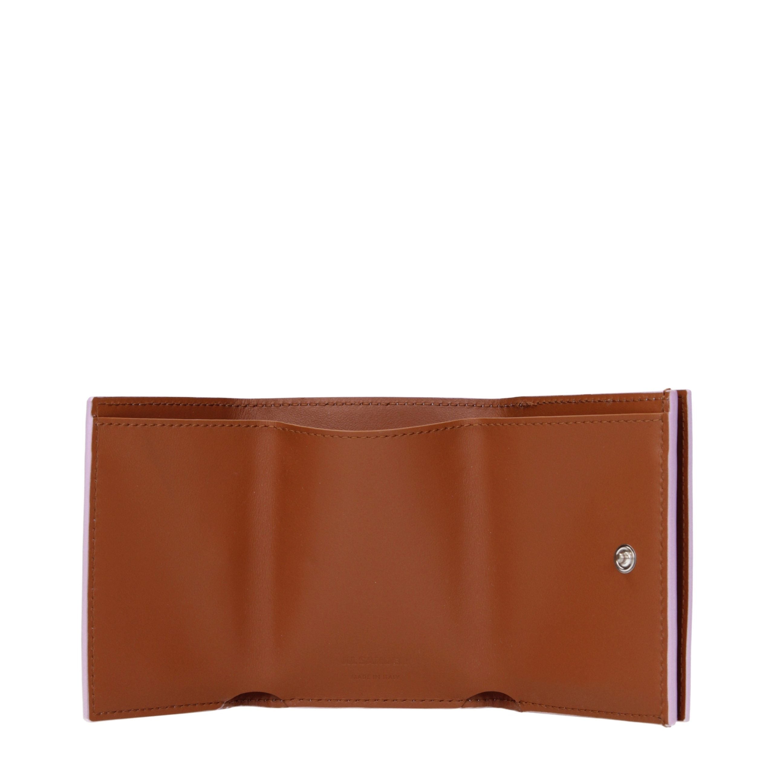 Jil Sander Pink Leather Wallet