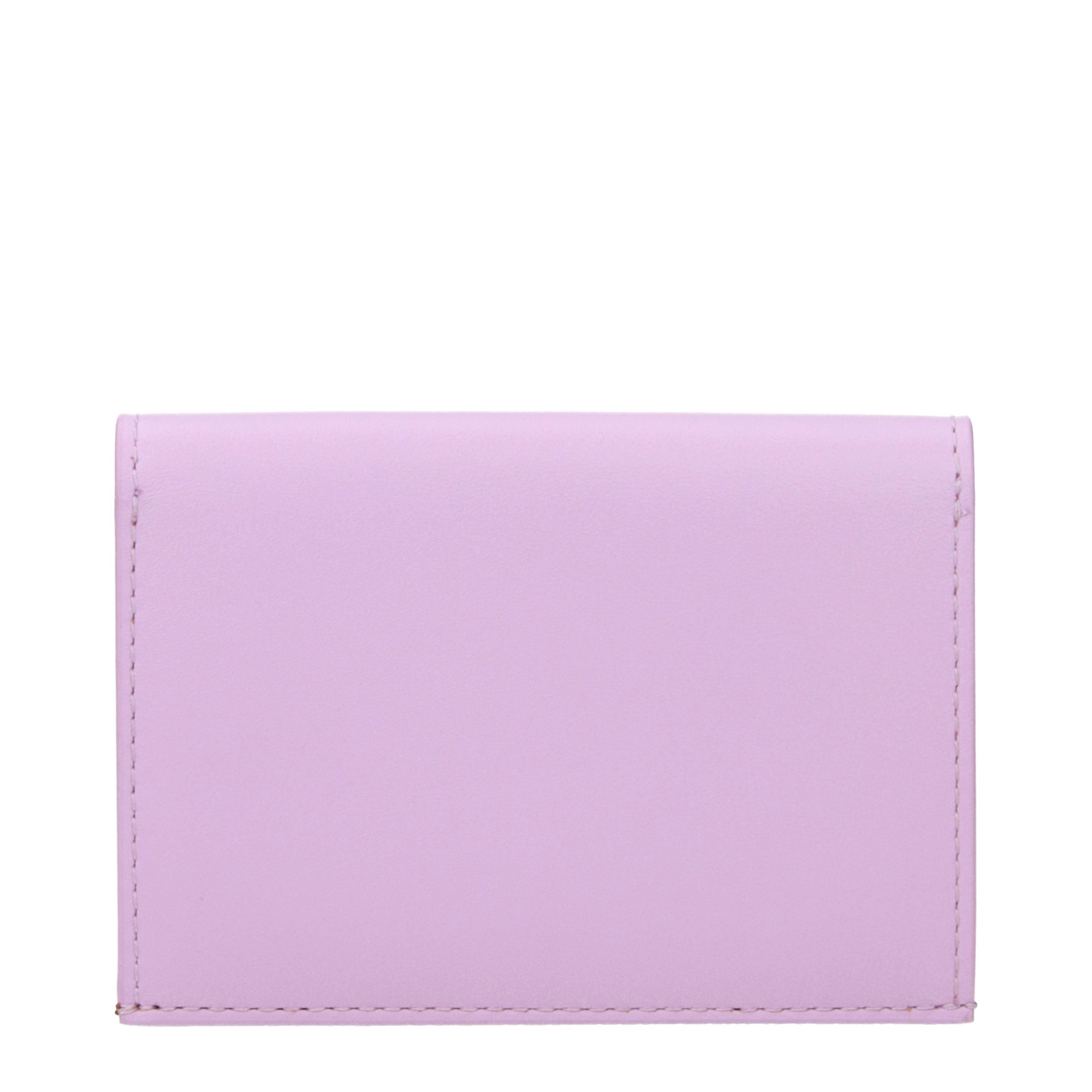 Jil Sander Pink Leather Cardholder
