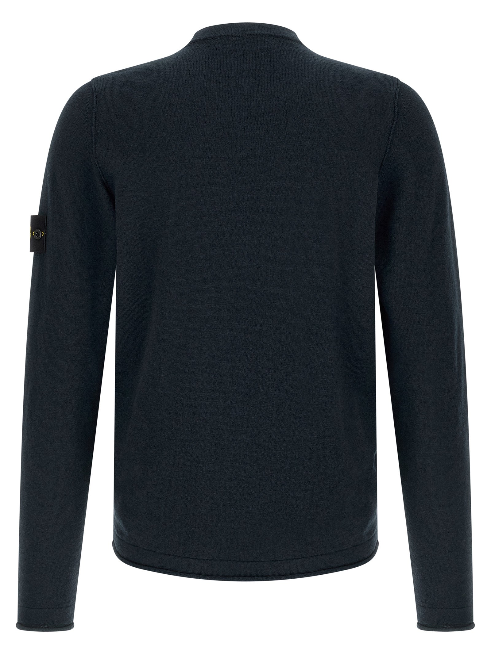 Stone Island Blue Cotton Cardigan