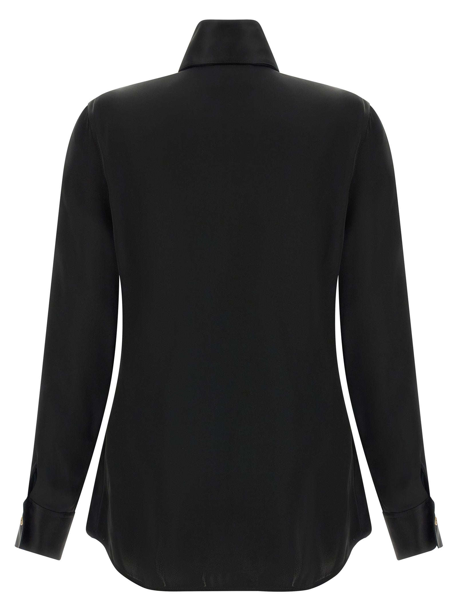 Khaite Black Acetate Blouse