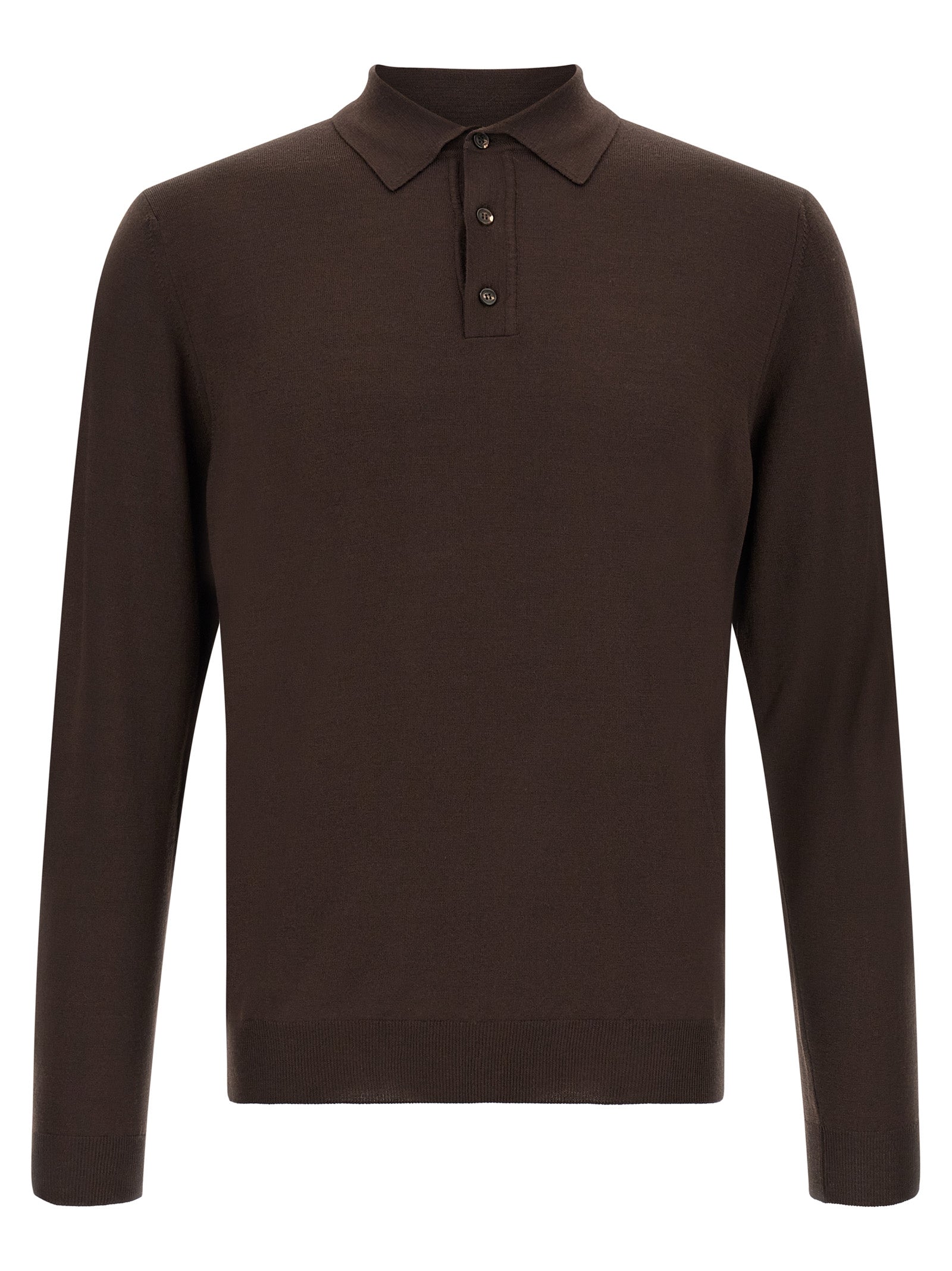 ZANONE Brown Virgin Wool Cardigan