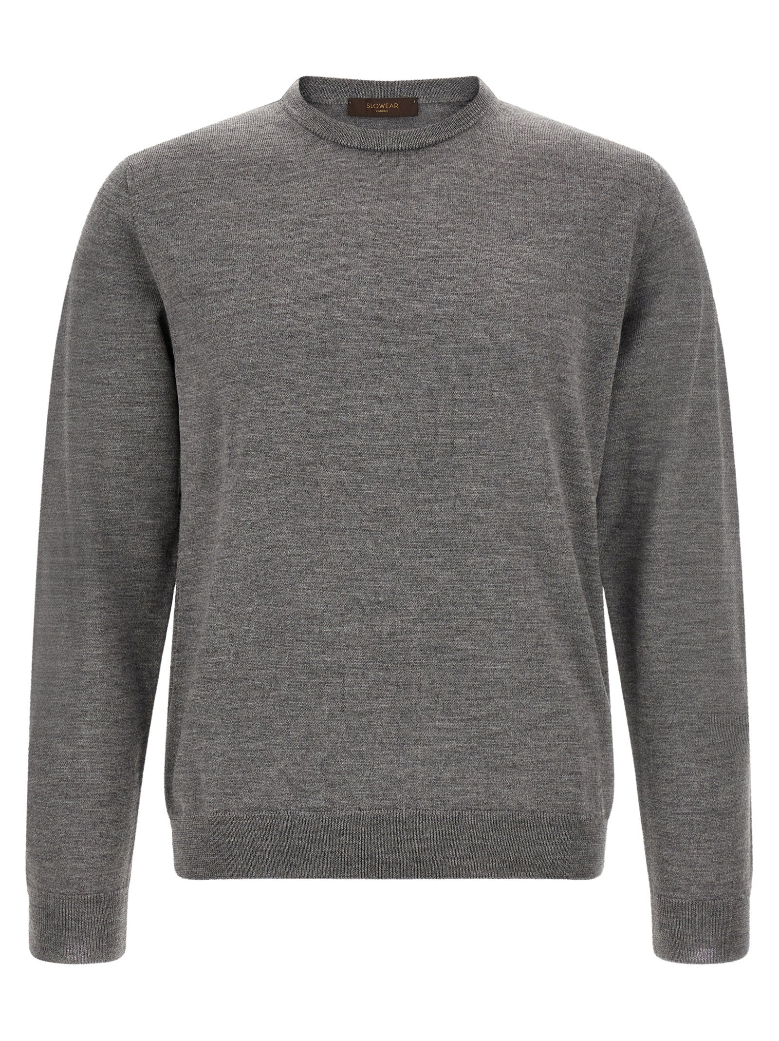 ZANONE Gray Virgin Wool Cardigan