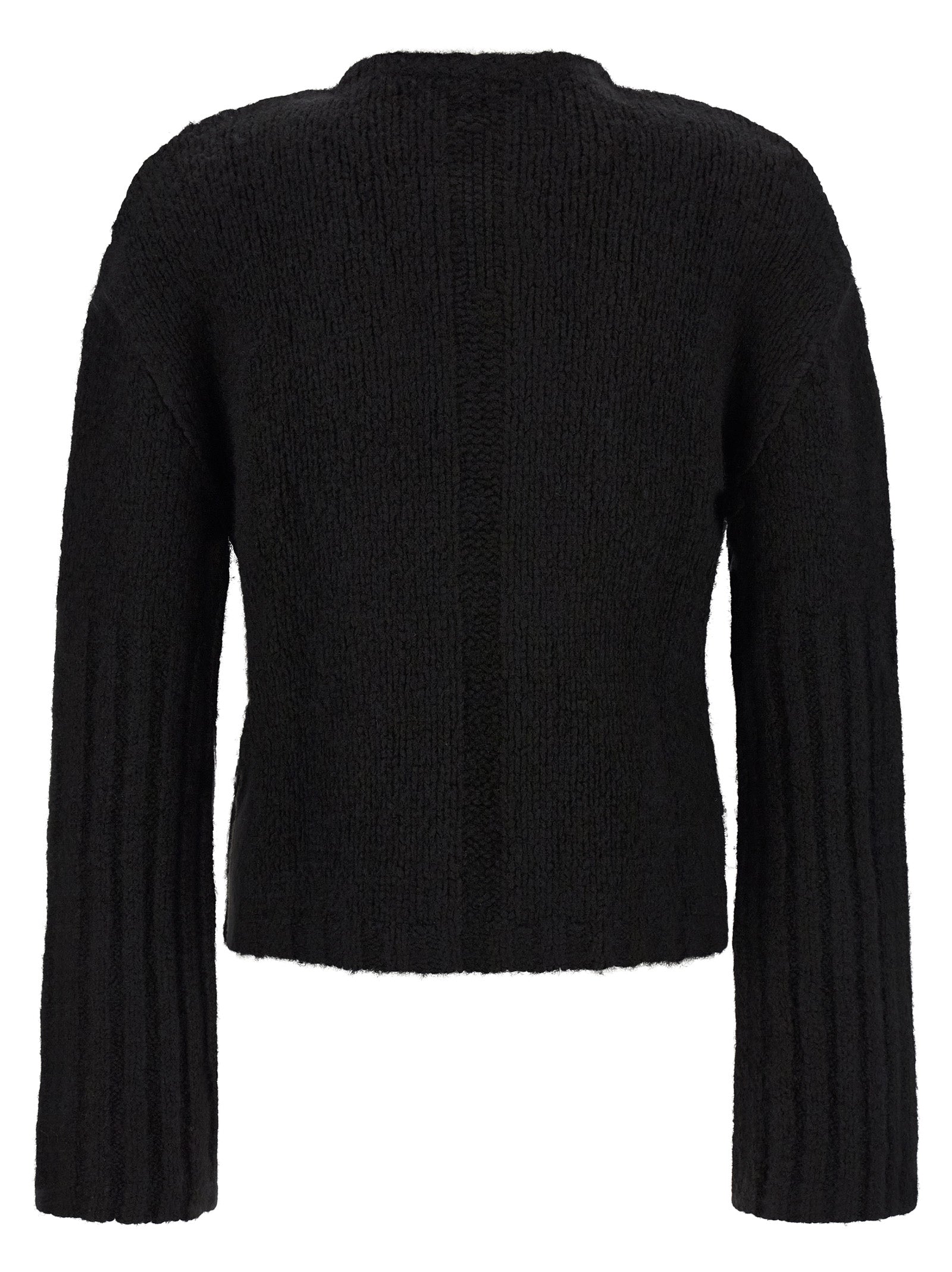 Rick Owens Black Cashmere Cardigan