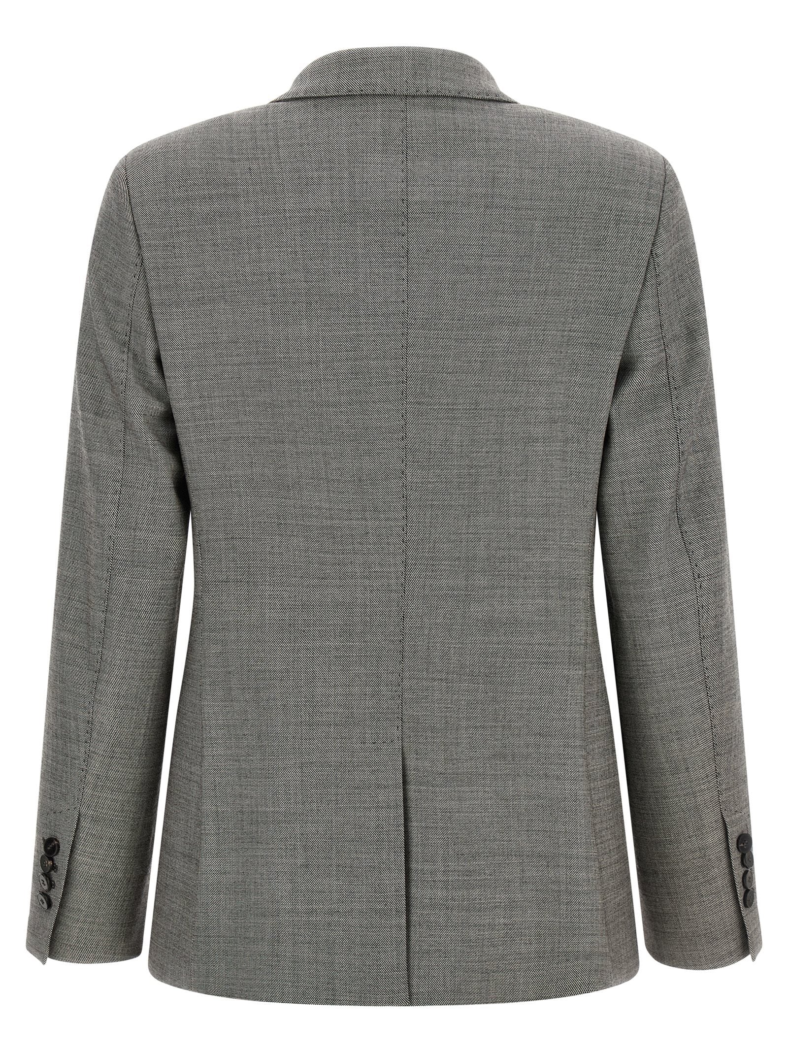 Alberto Biani Gray Wool Blazer