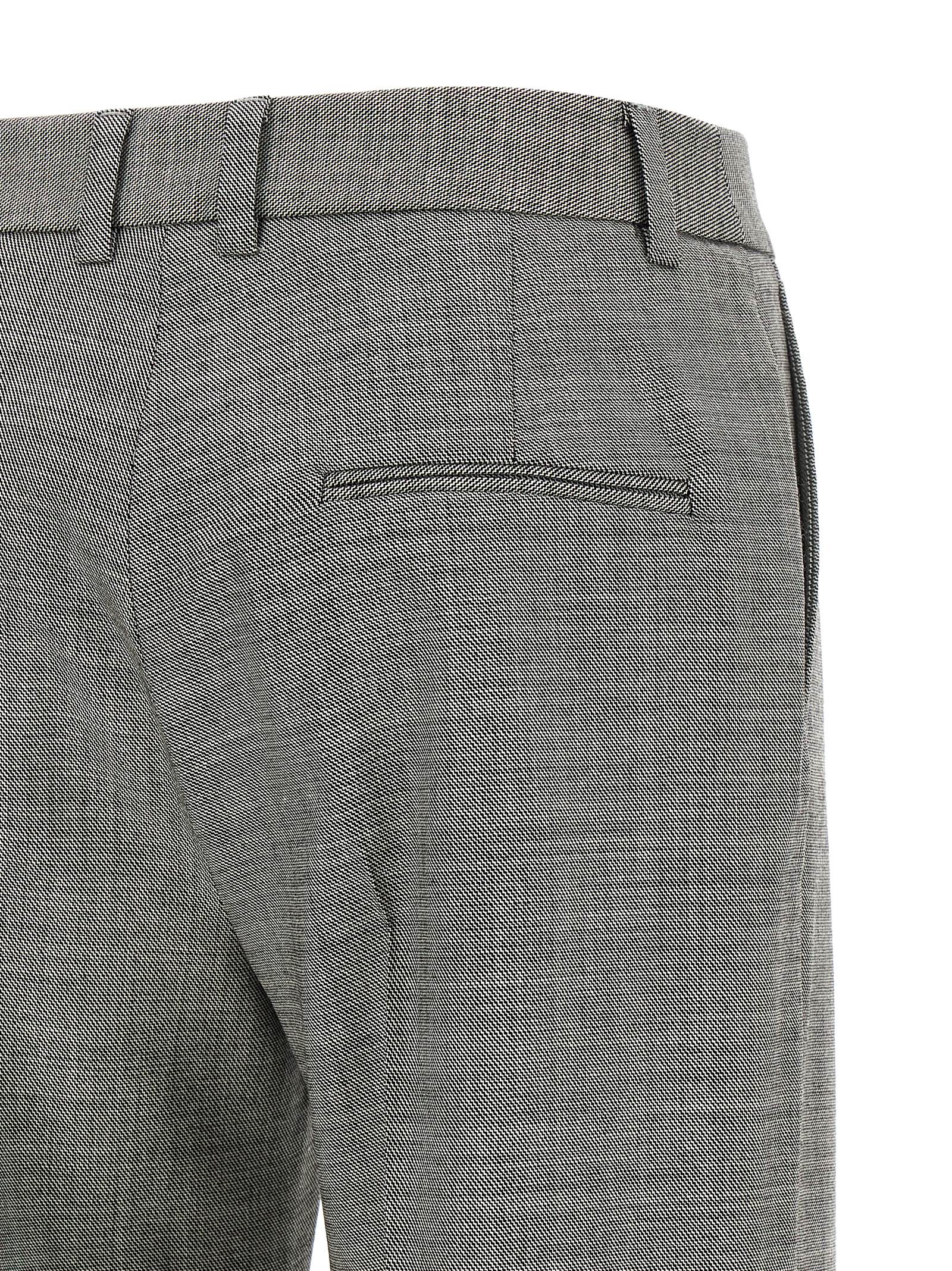 Alberto Biani Gray Wool Flared Pants