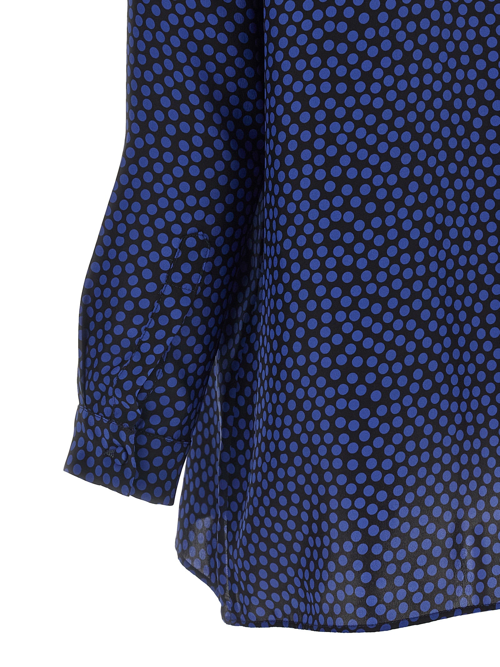Gianluca Capannolo Blue Silk Blouse