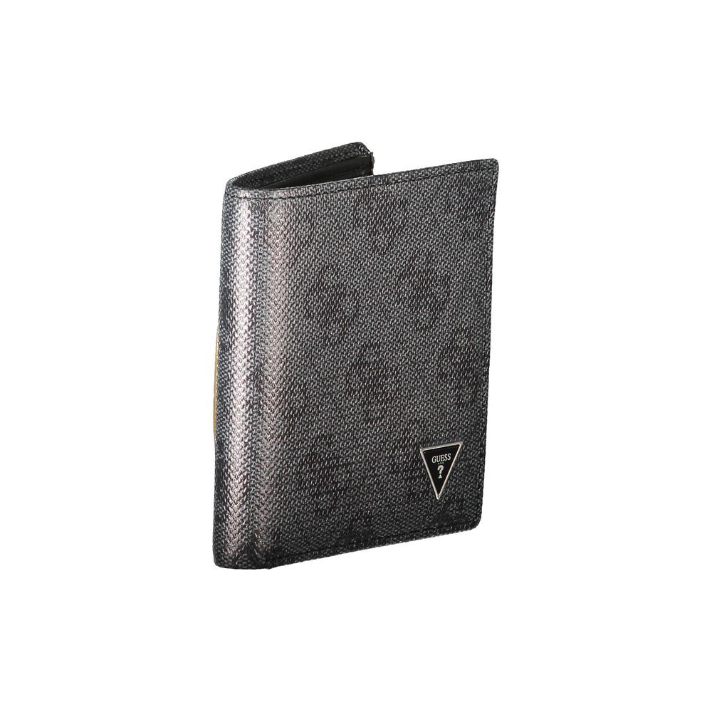 Guess Jeans Black Leather Men's Wallet