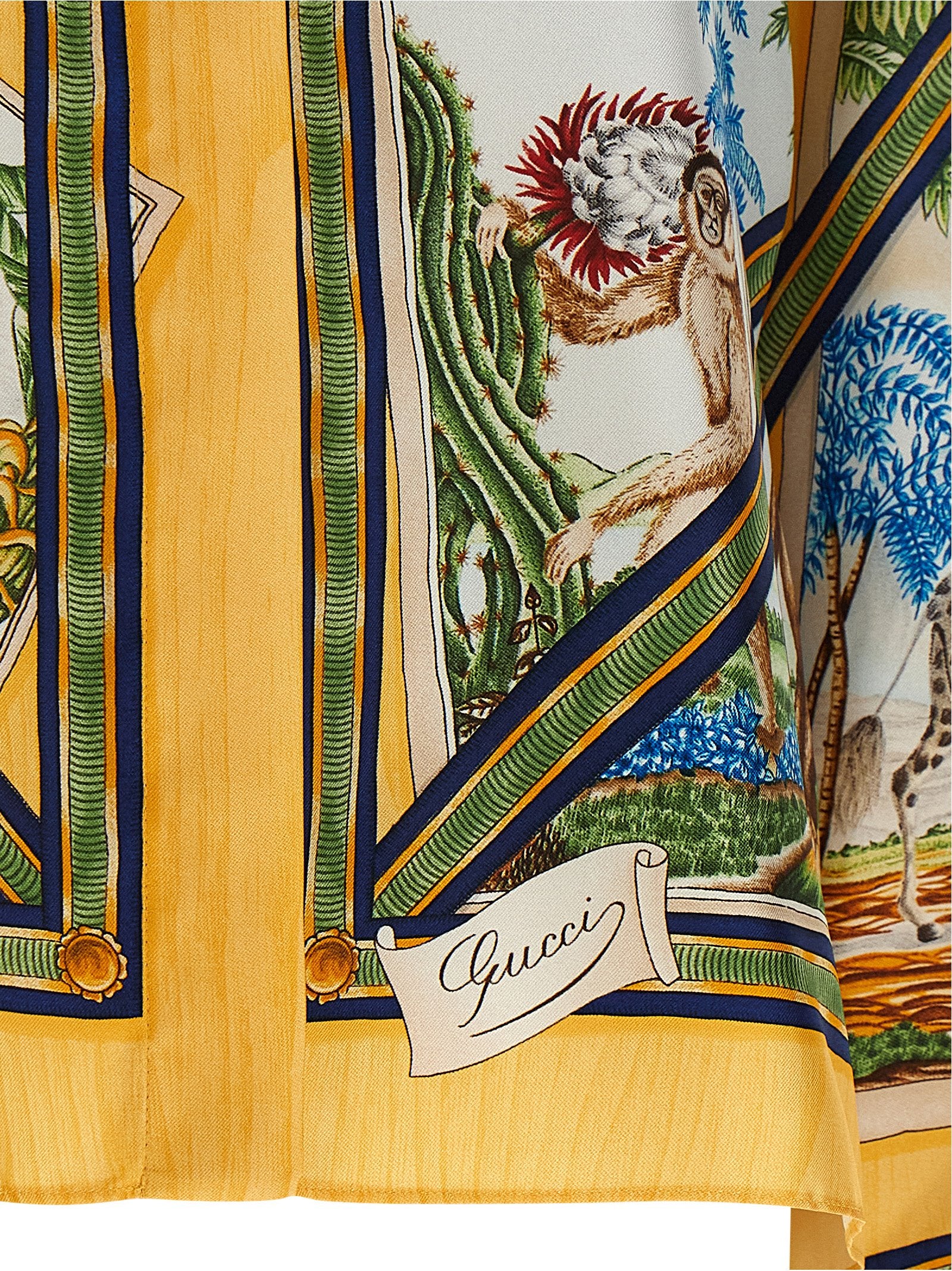 Gucci Multicolor Silk Blouse