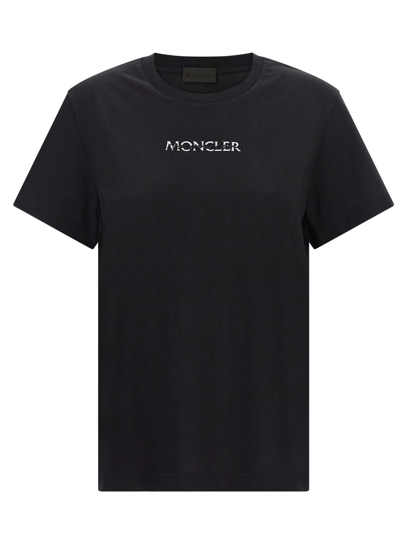 Moncler Black Cotton T-Shirt