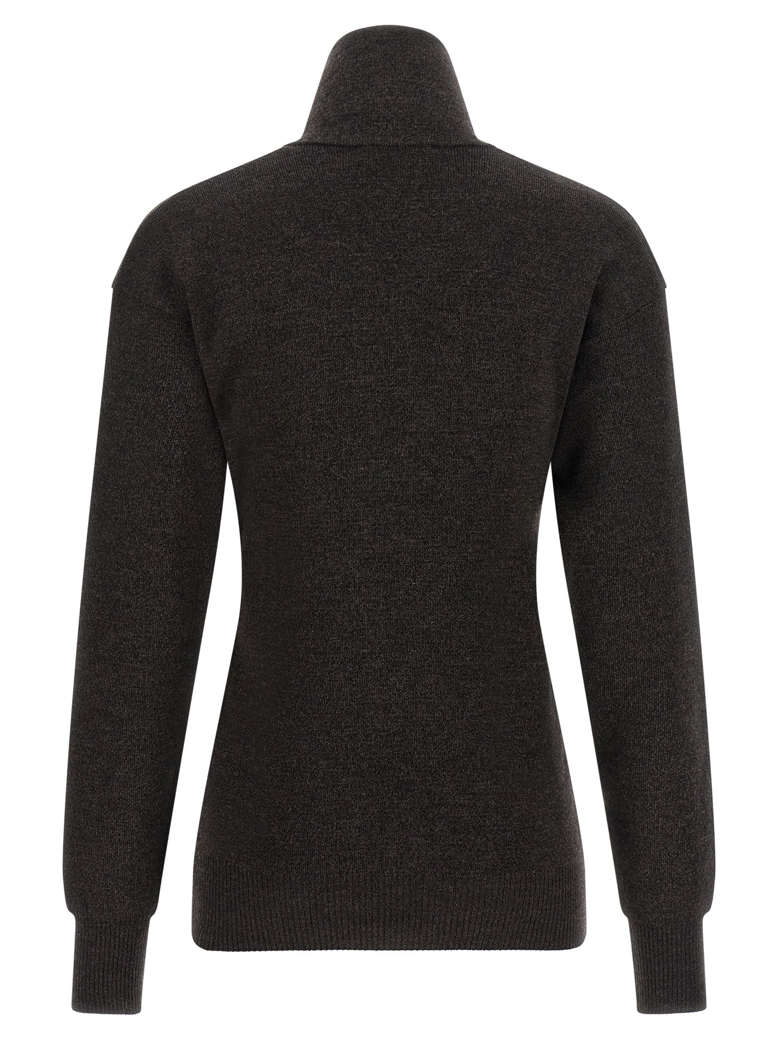 Lemaire Brown Wool Cardigan