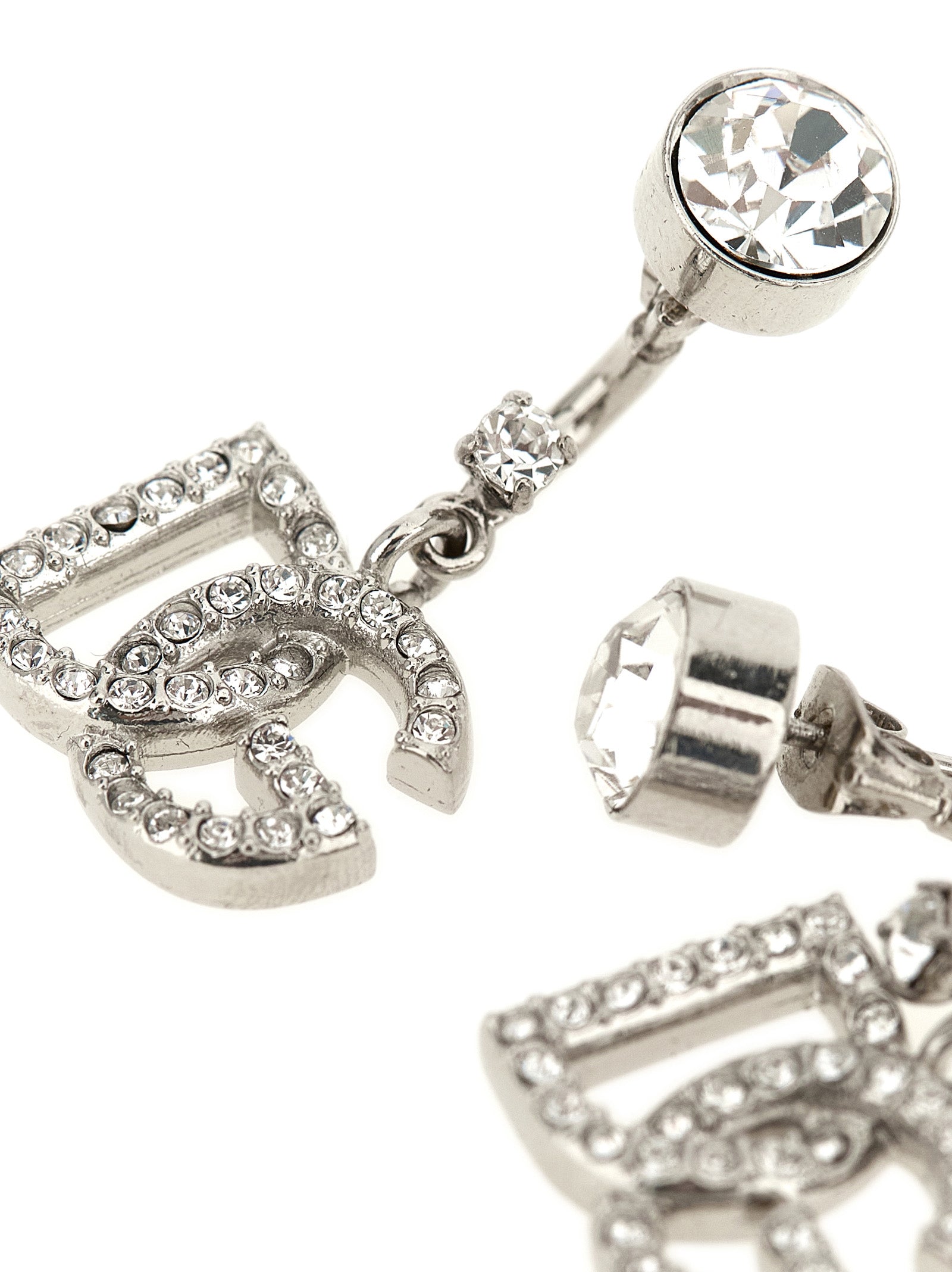 Dolce & Gabbana Silver Brass Earrings