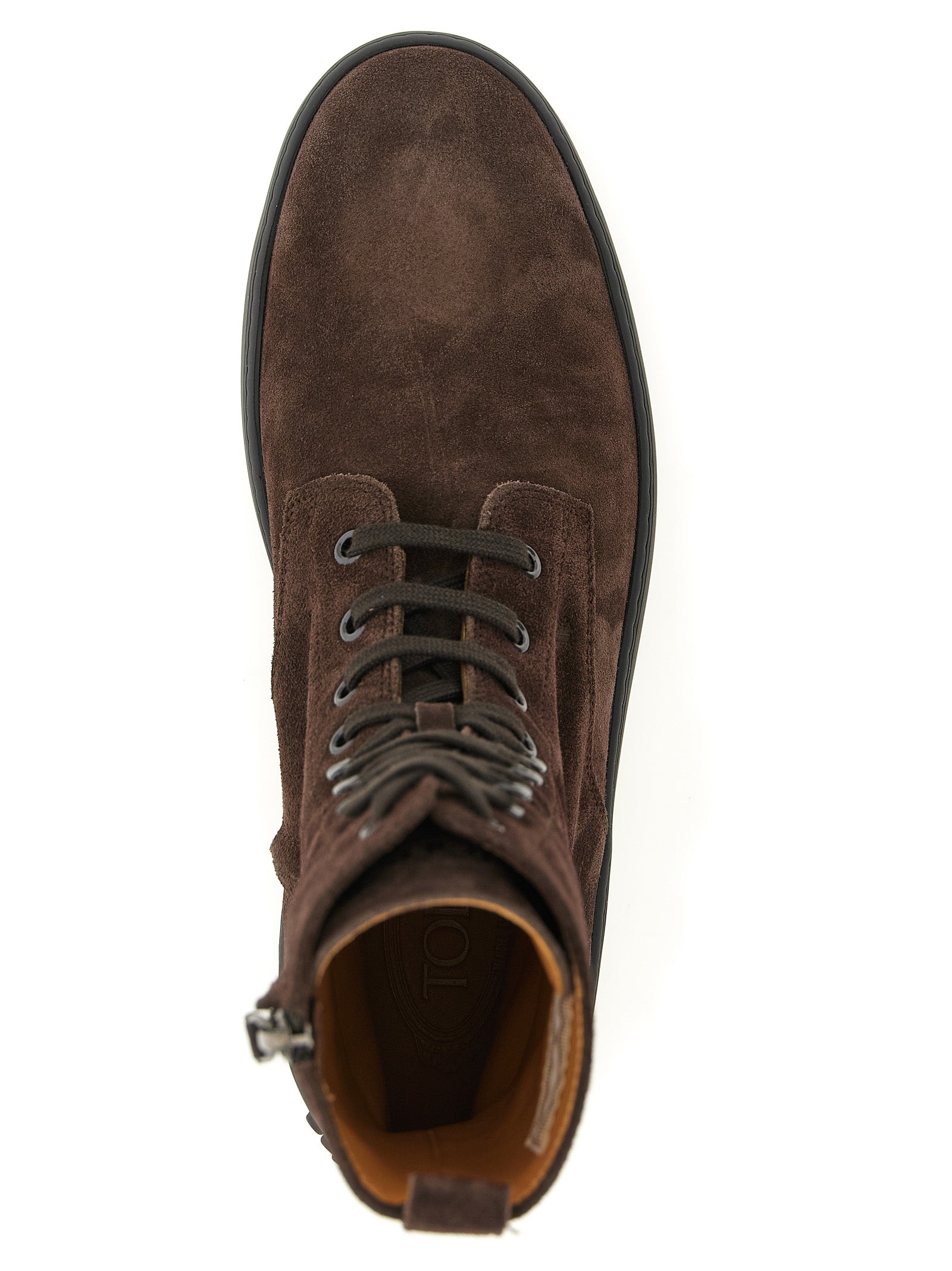 Tod's Brown Calfskin Ankle Boots