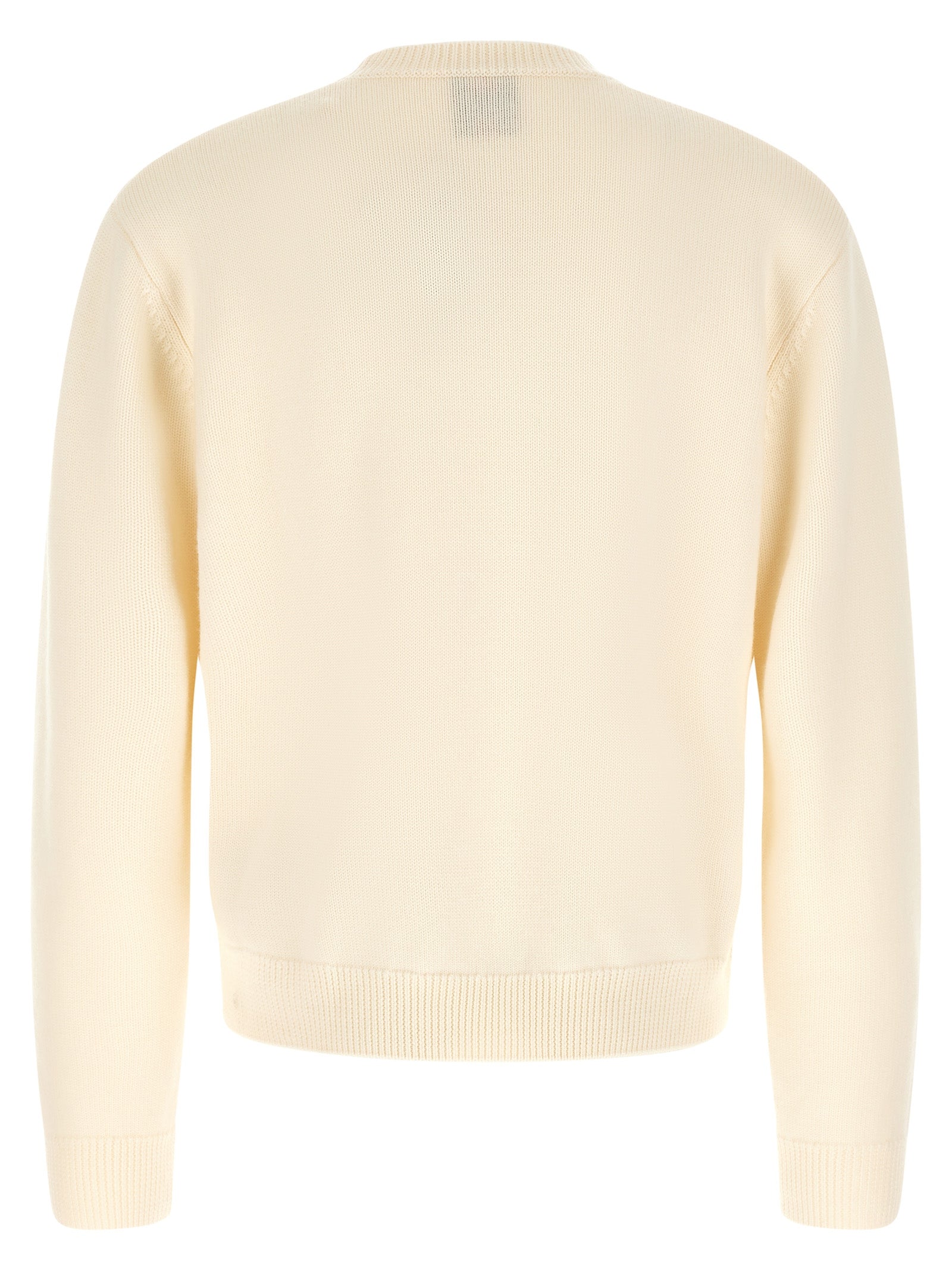 Casablanca White Wool Cardigan