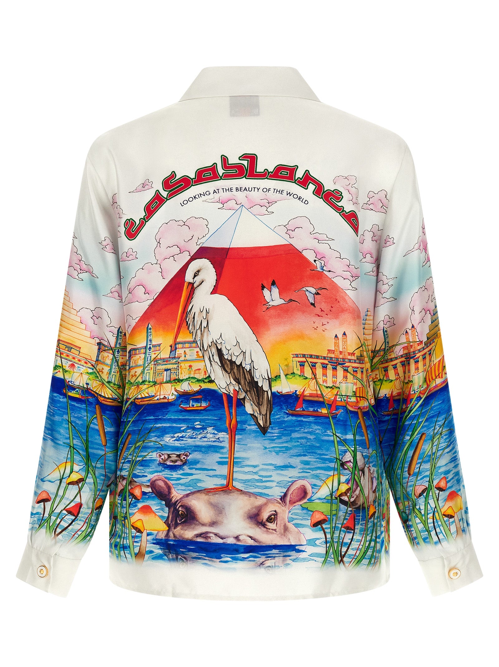 Casablanca Multicolor Silk Blouse
