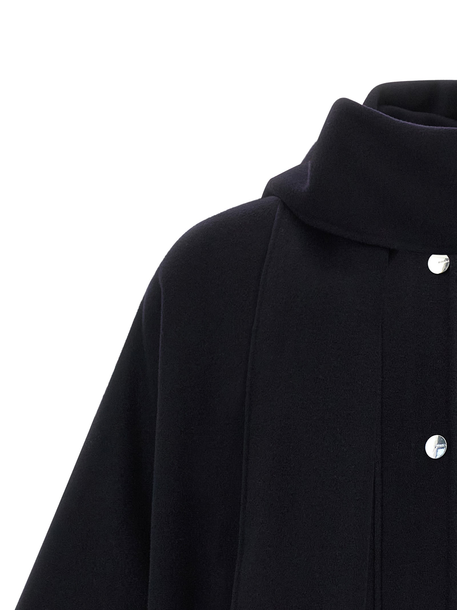 PINKO Blue Wool Coat
