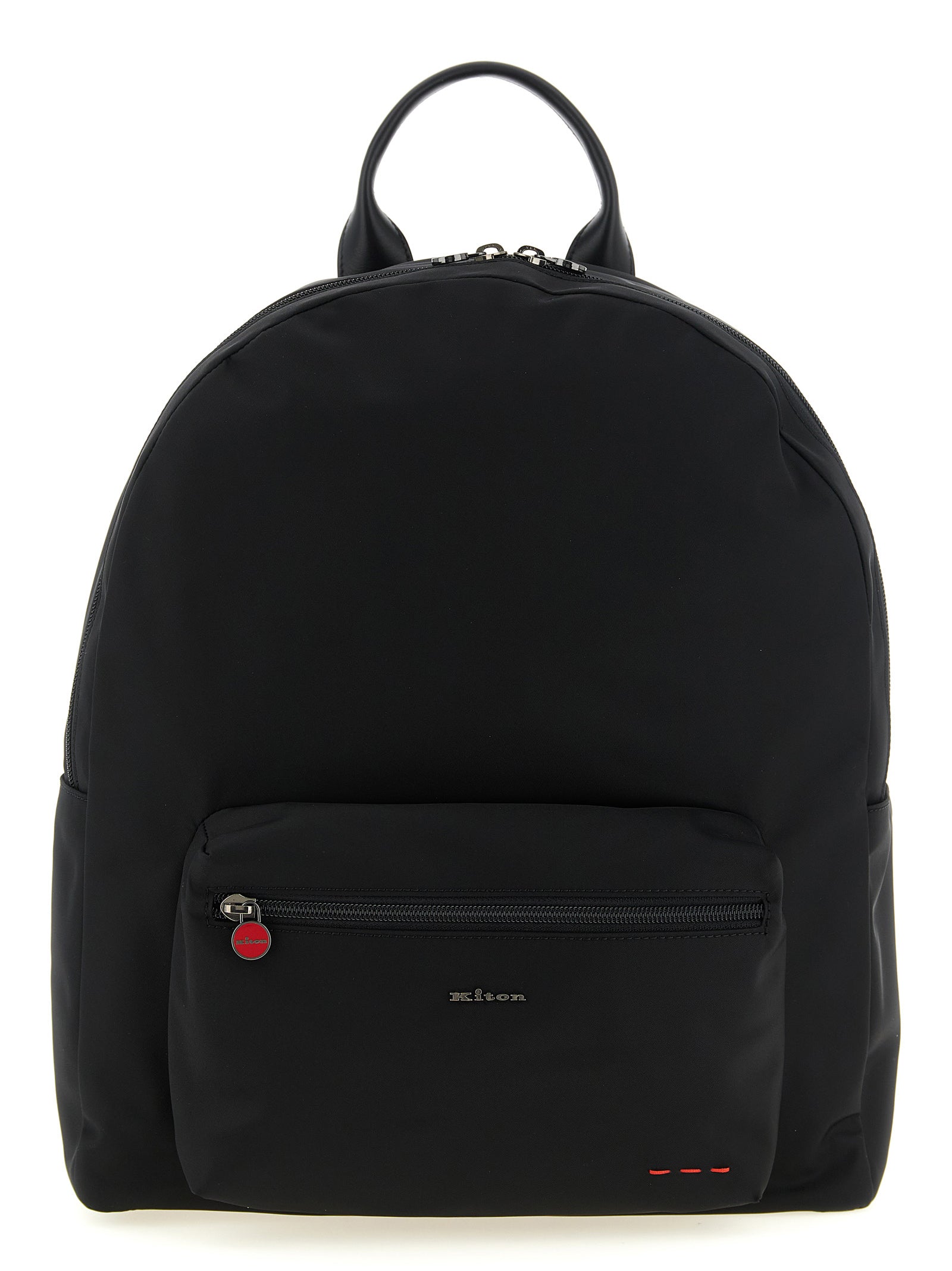 Kiton Black Polyamide Backpack