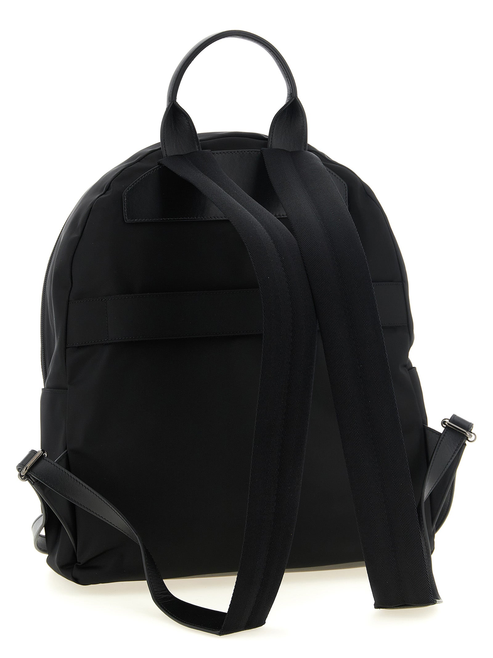 Kiton Black Polyamide Backpack