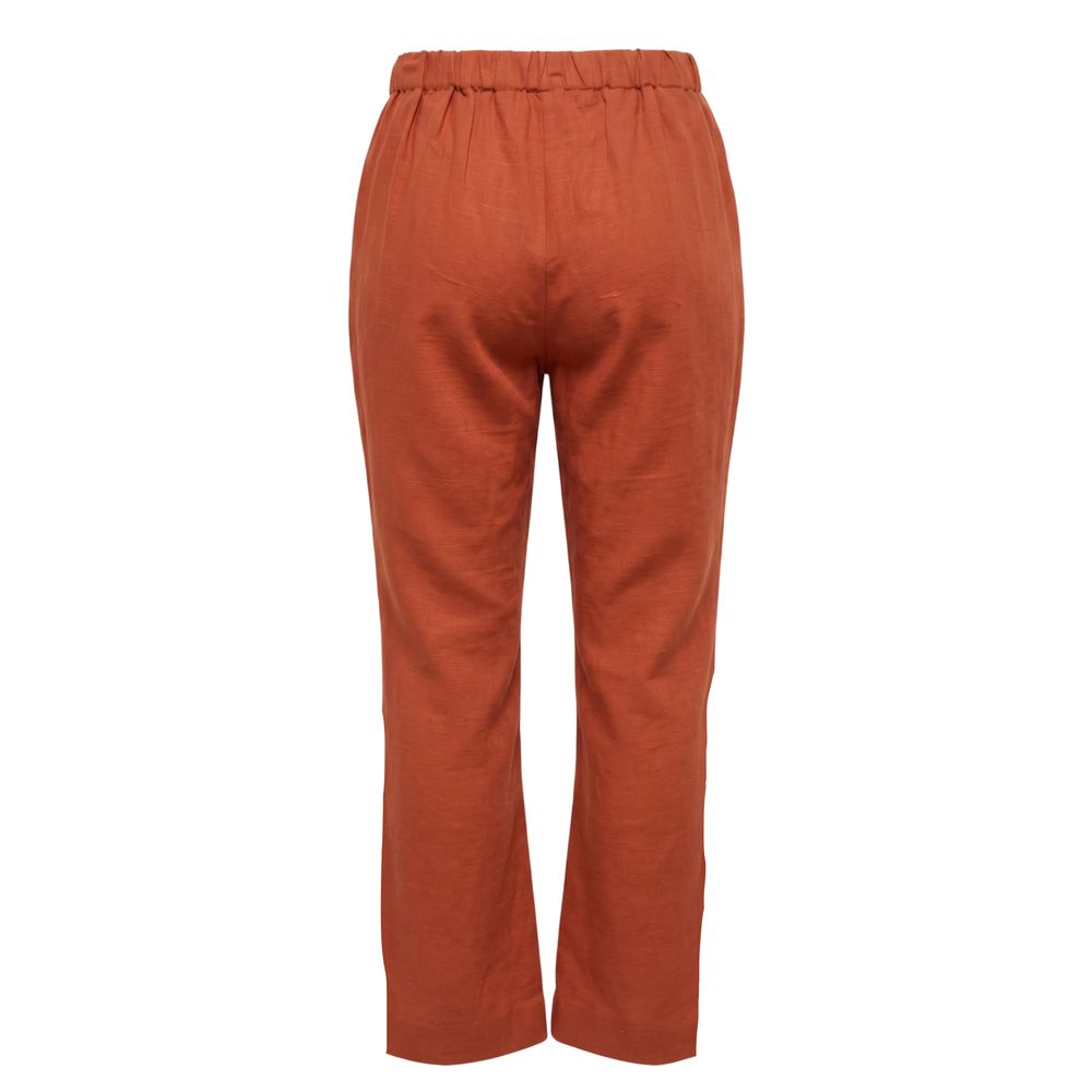 Trussardi Jeans Brown Viscose Women Pant