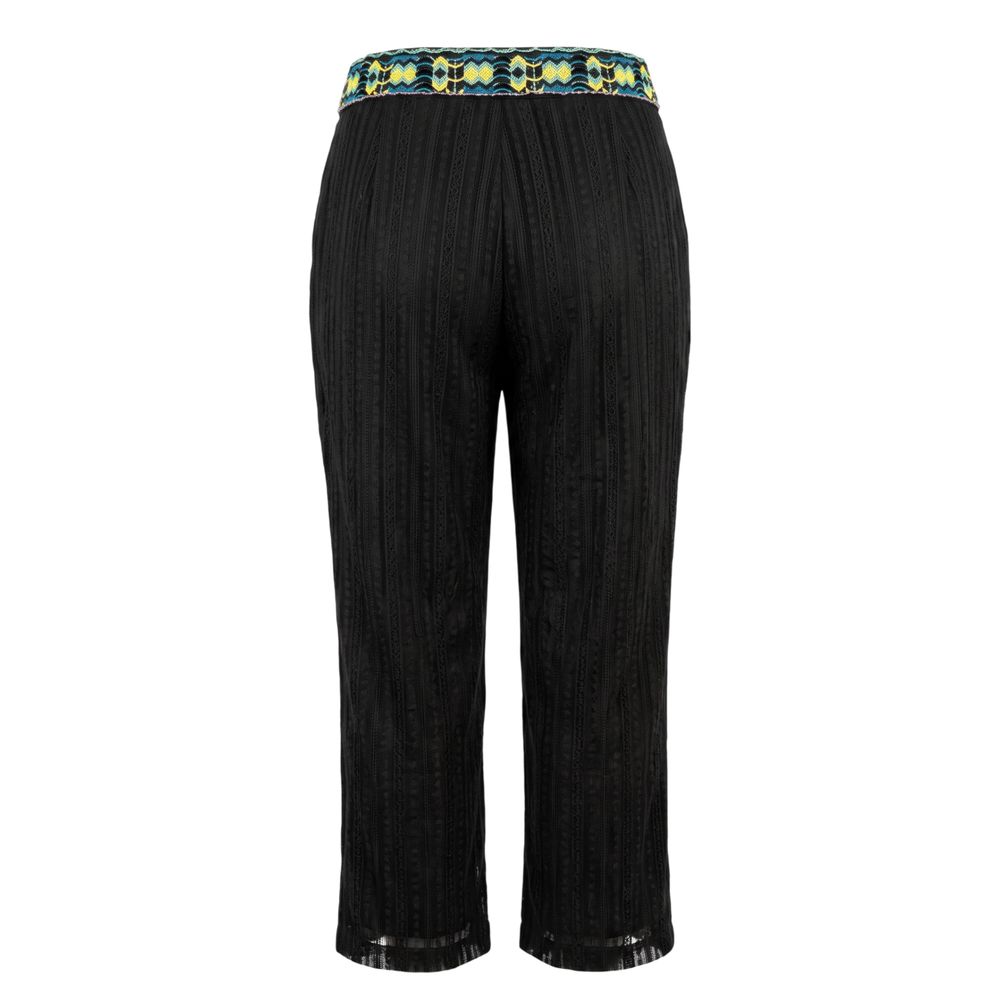Trussardi Jeans Black Polyamide Women Pants