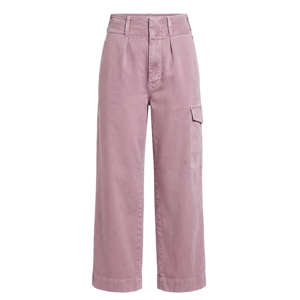 Trussardi Jeans Purple Cotton Women Pants