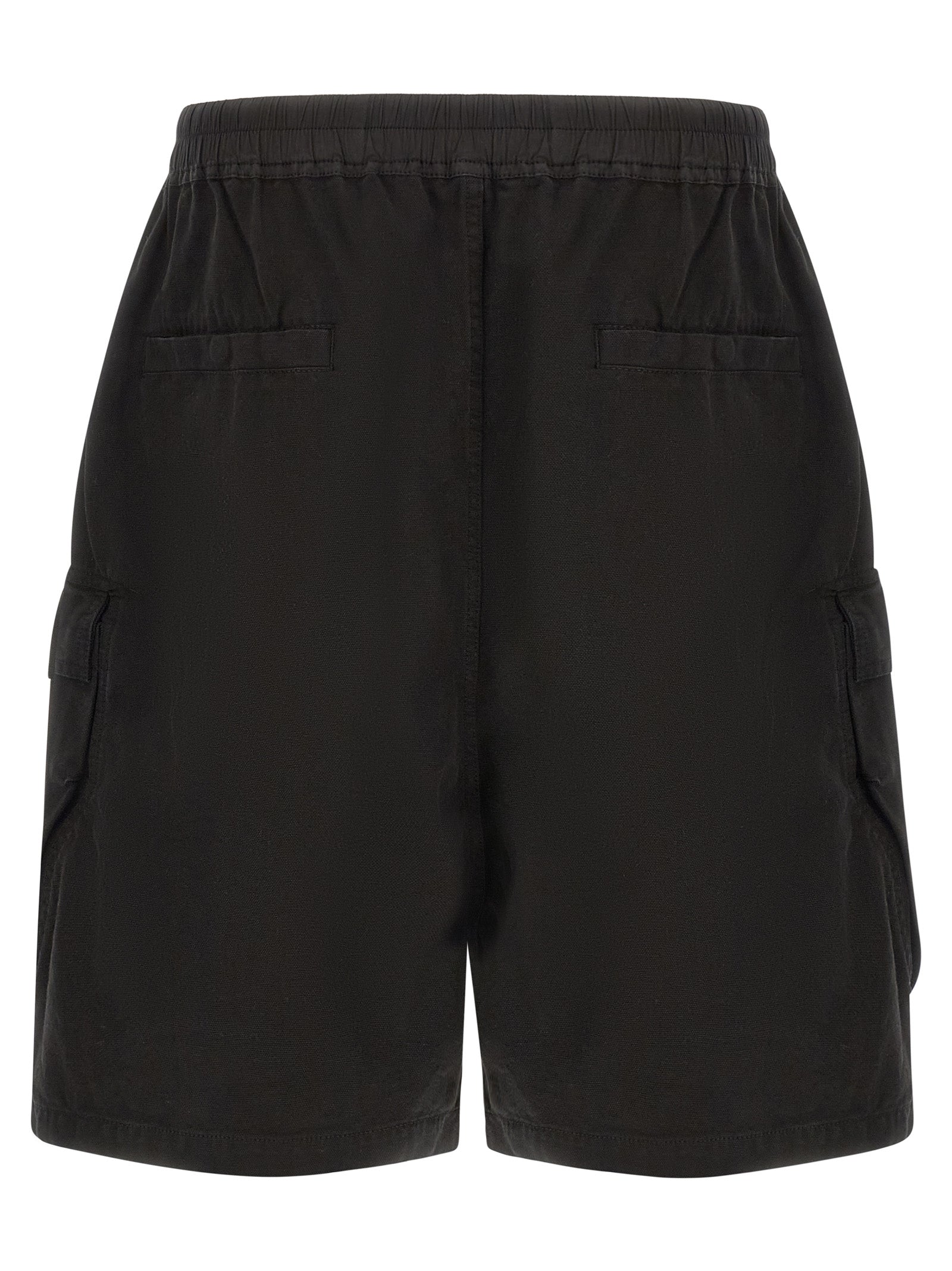 DRKSHDW Black Cotton Bermuda Shorts