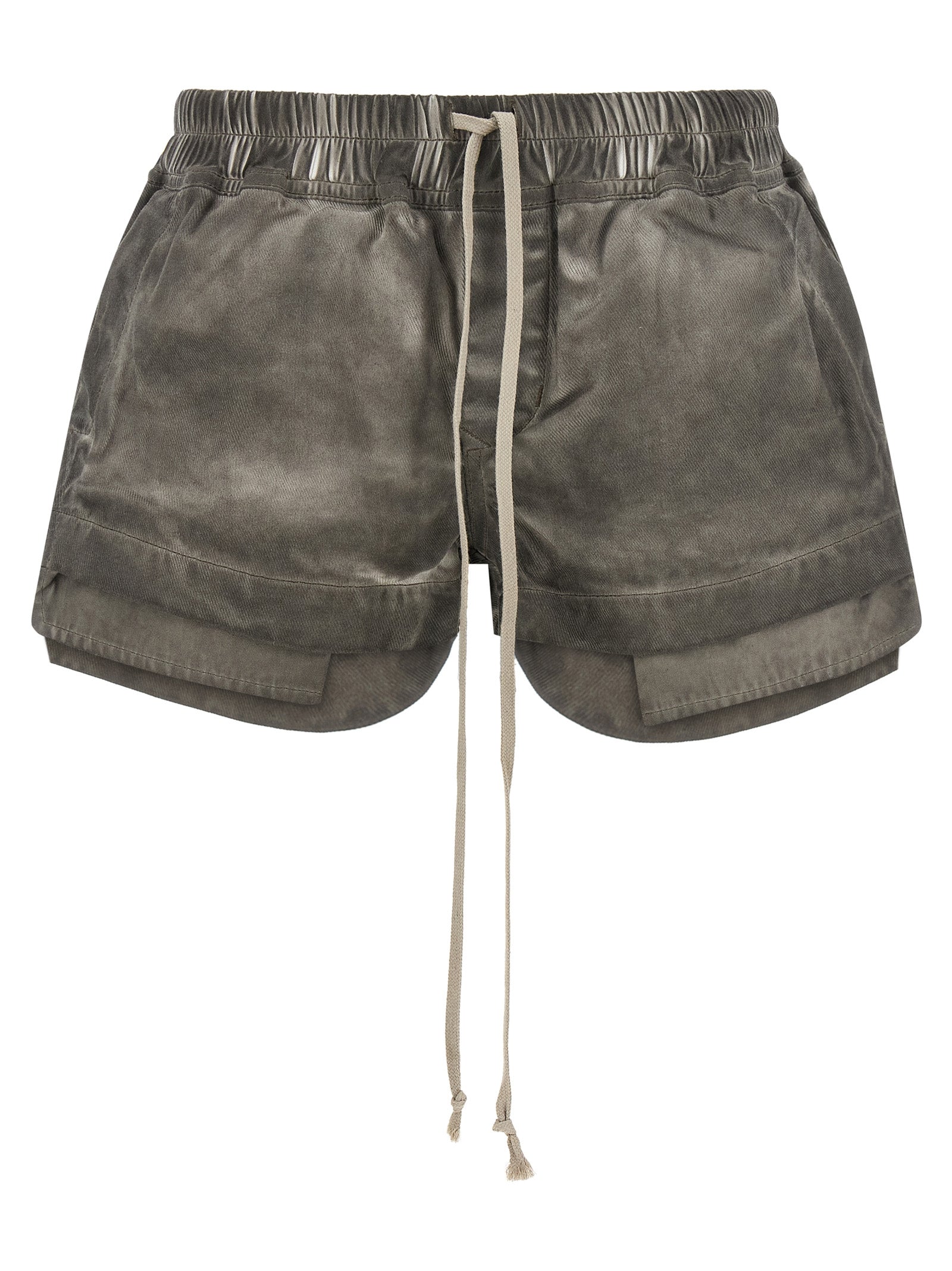DRKSHDW Gray Cotton Bermuda Shorts