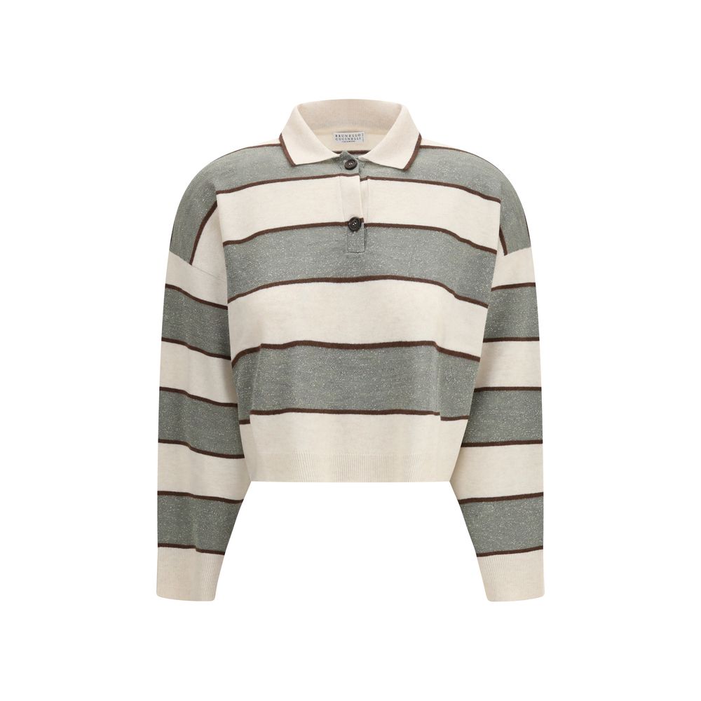 Brunello Cucinelli Multicolor Wool Oves Aries T-Shirt