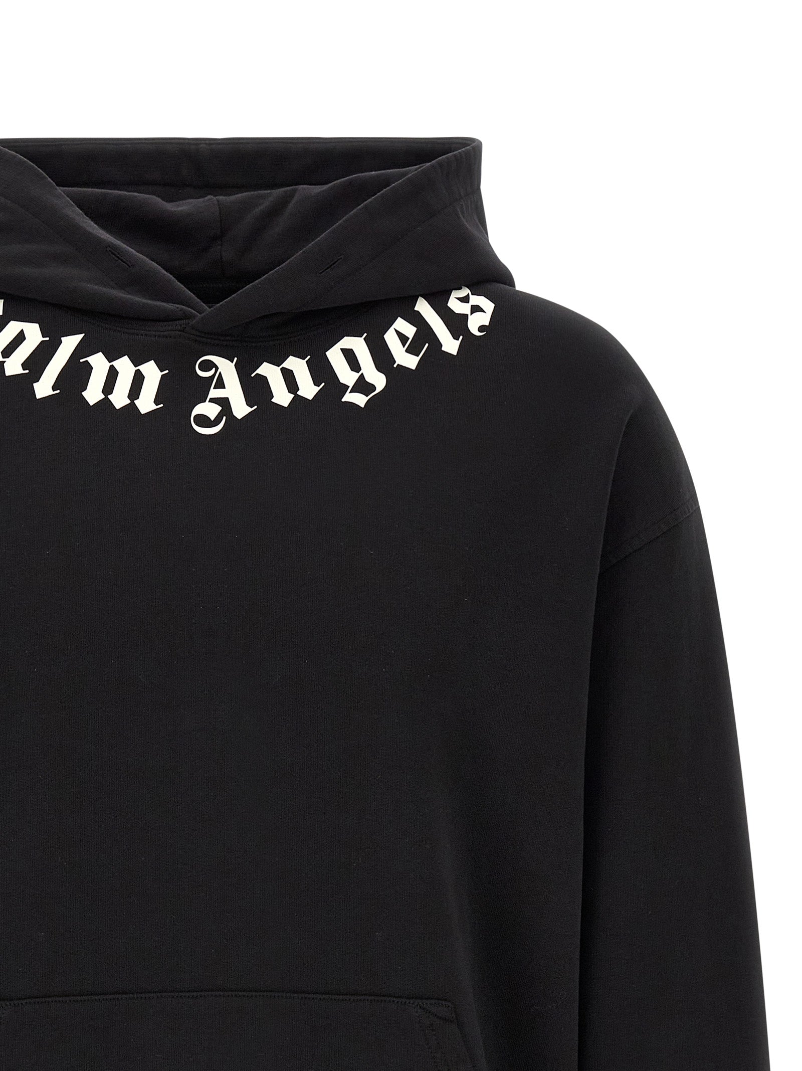 Palm Angels Black Cotton Sweatshirt