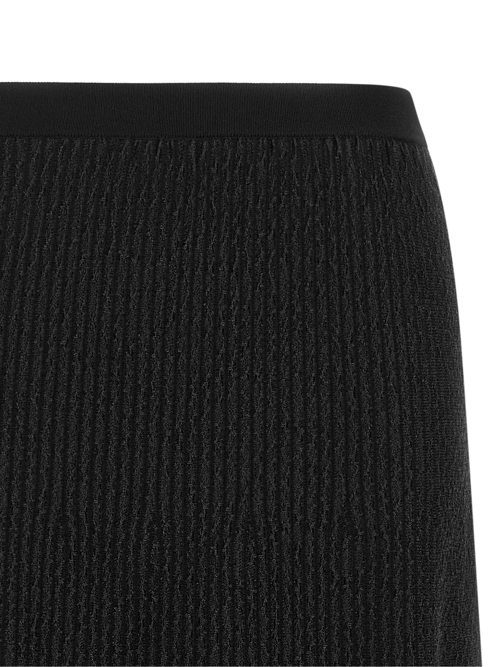 Elisabetta Franchi Black Viscose Midi Skirt