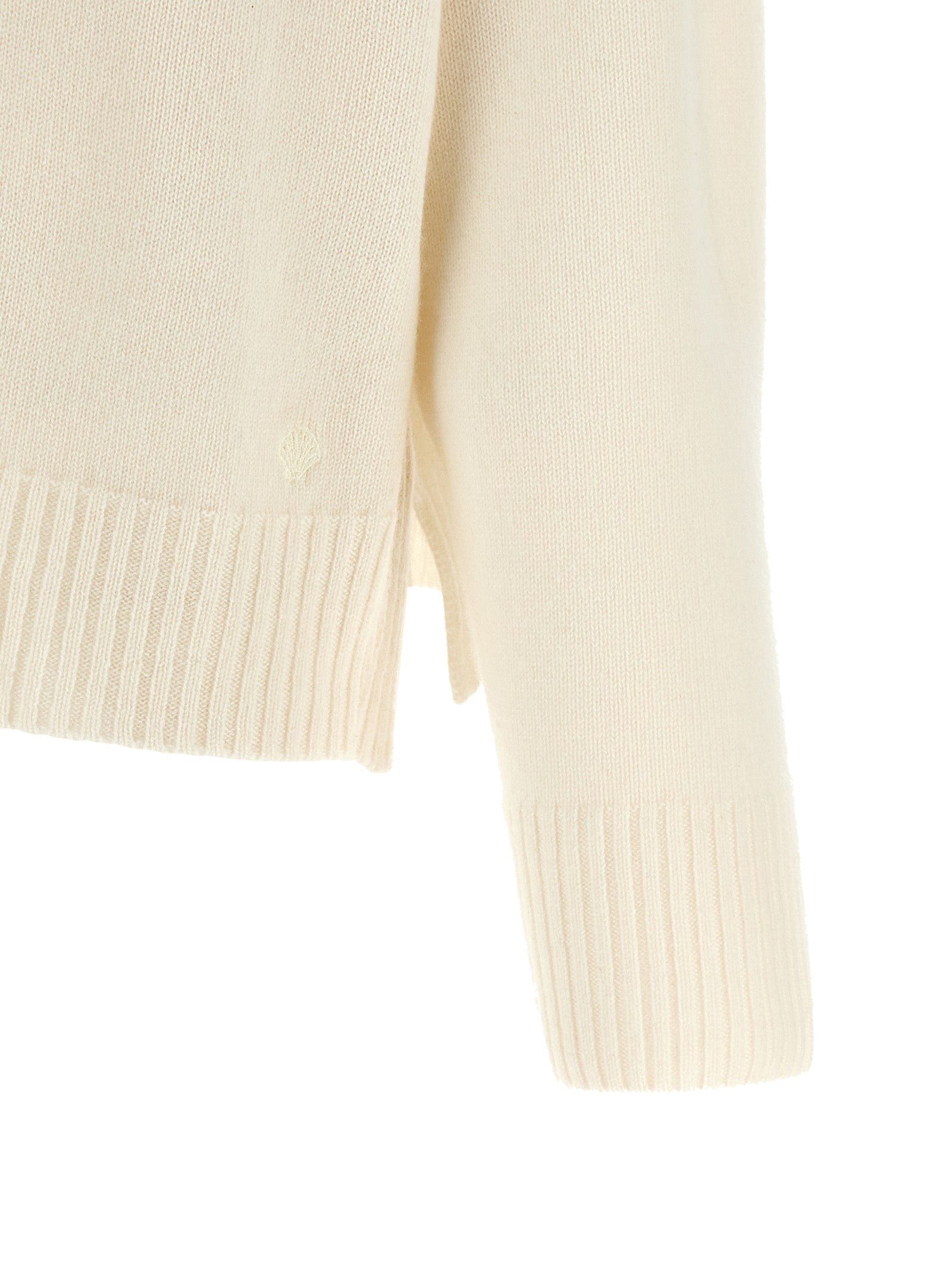 Loulou De Saison White Cashmere Cardigan