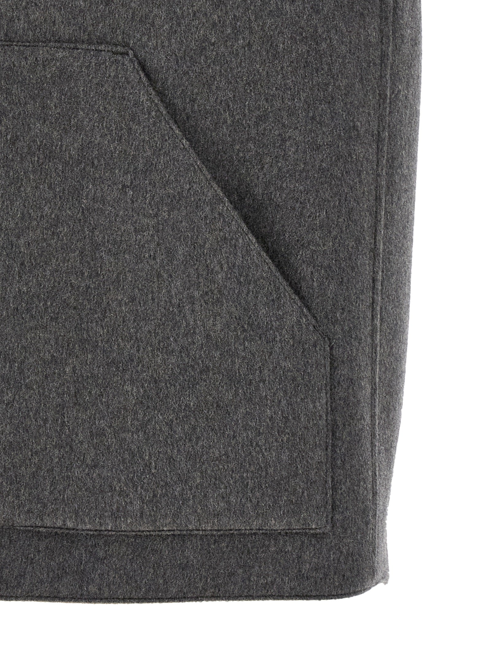 Lardini Gray Virgin Wool Sleeveless Jacket