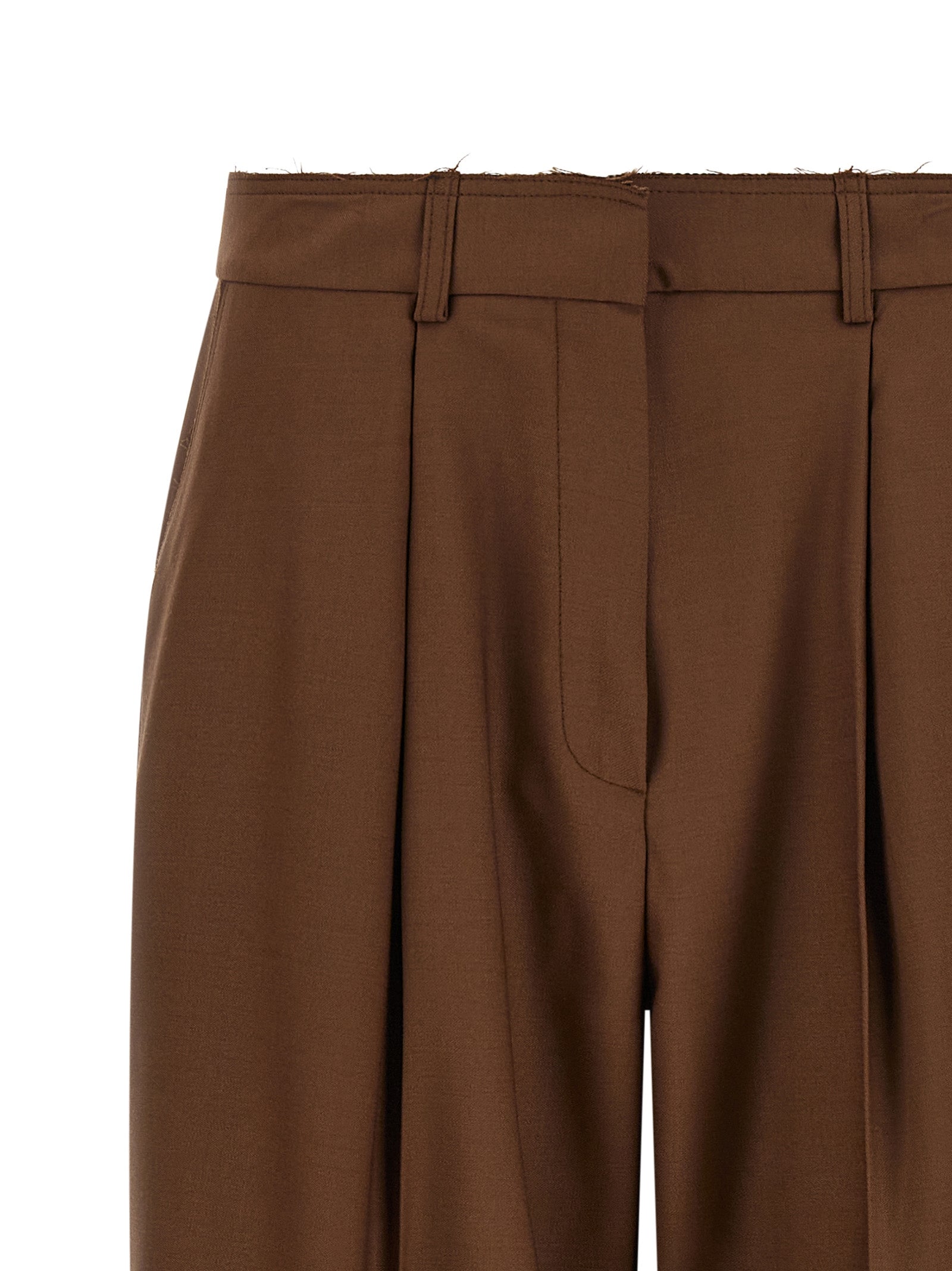 Gianluca Capannolo Beige Wool Casual Pants