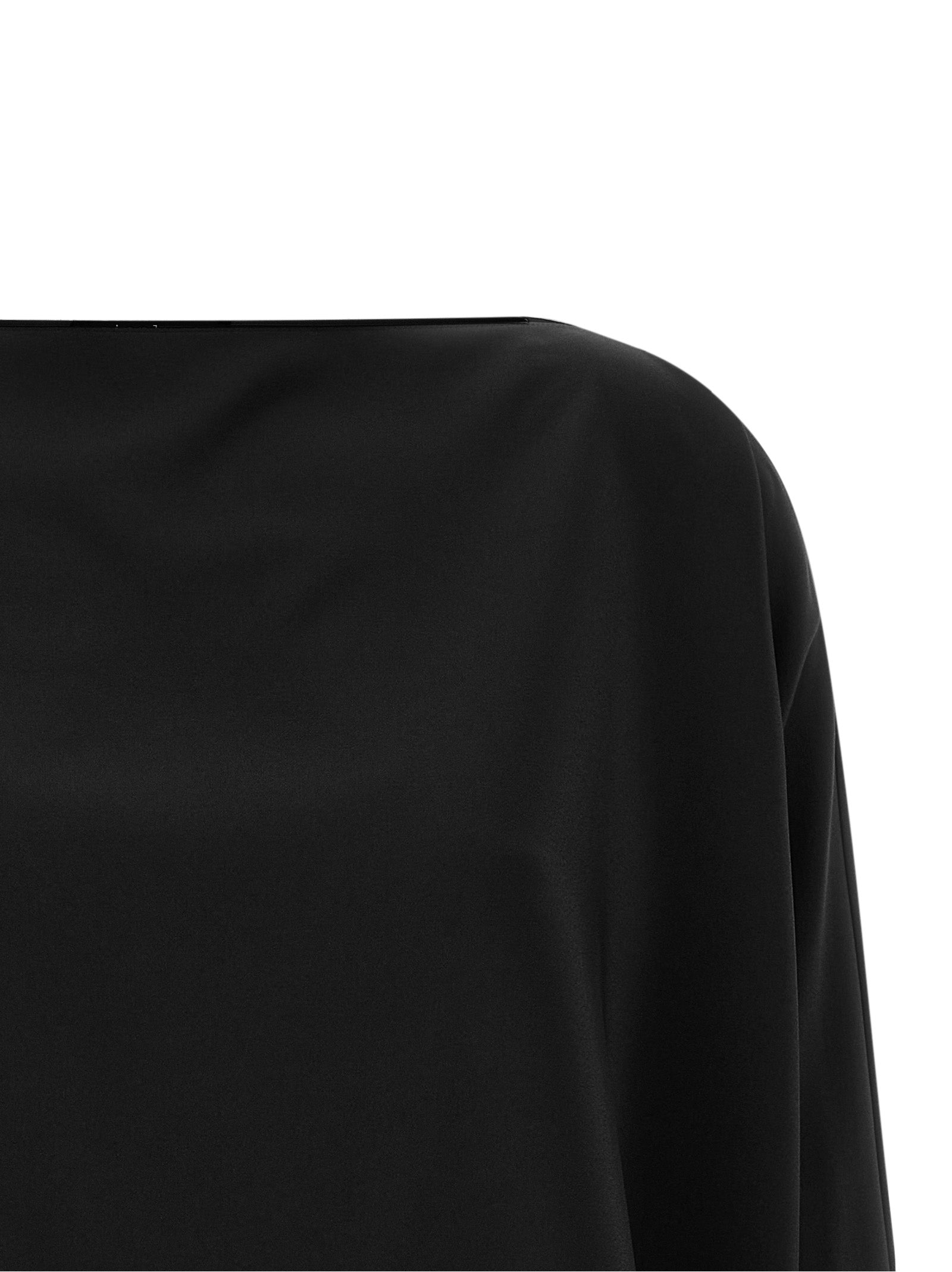 Gianluca Capannolo Black Viscose Blouse