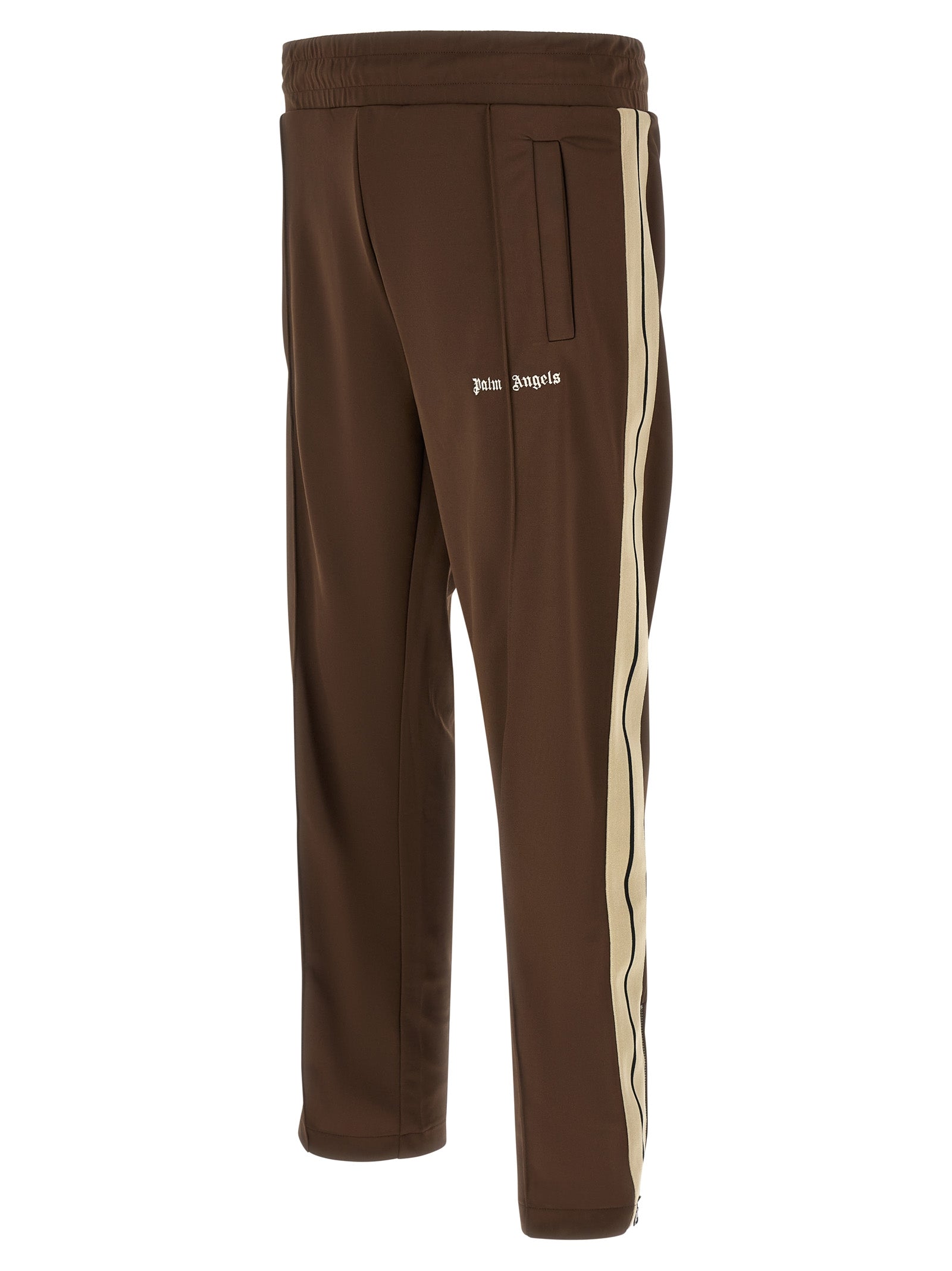 Palm Angels Brown Polyester Joggers (Workout Pants)