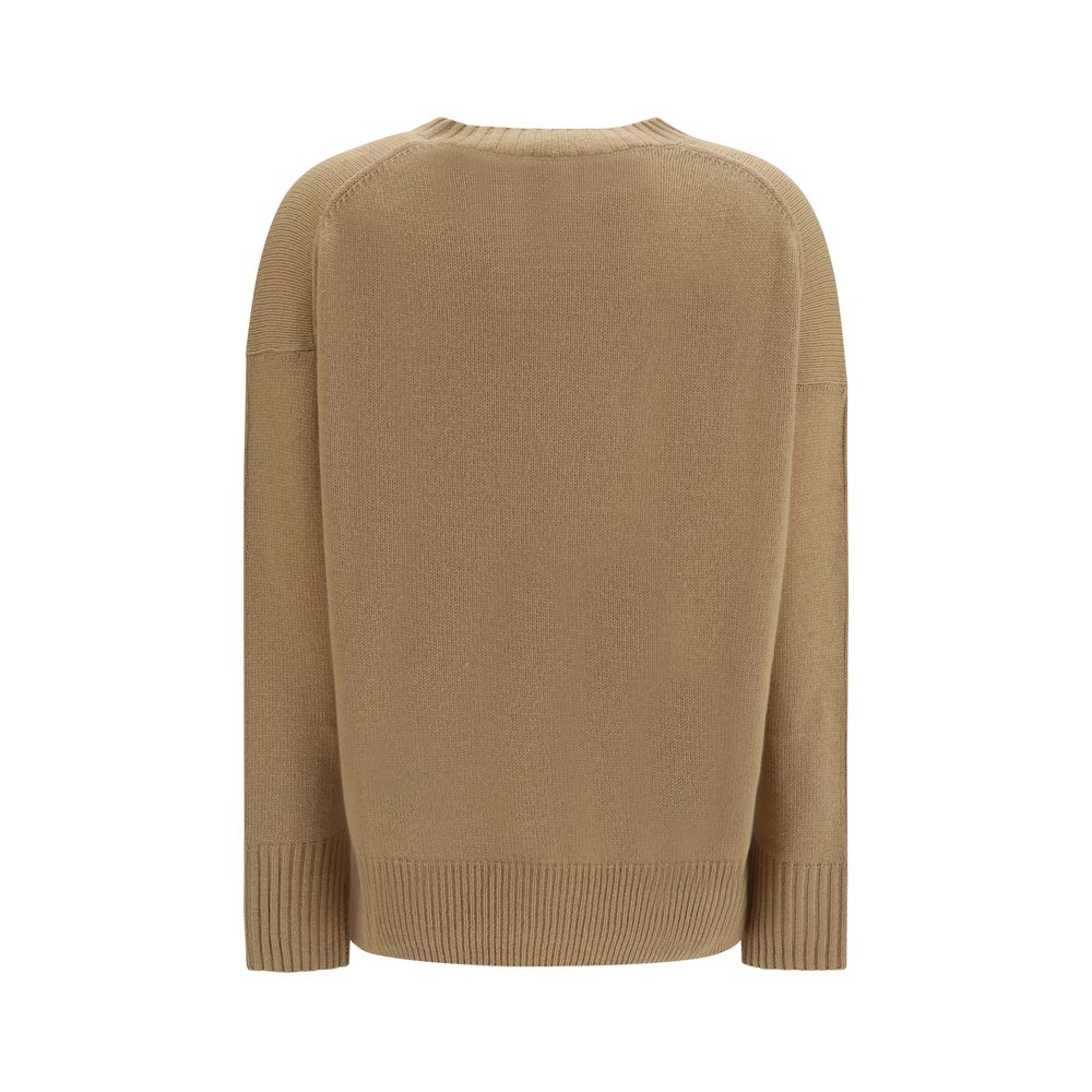 Allude Beige Cashmere Sweatshirt