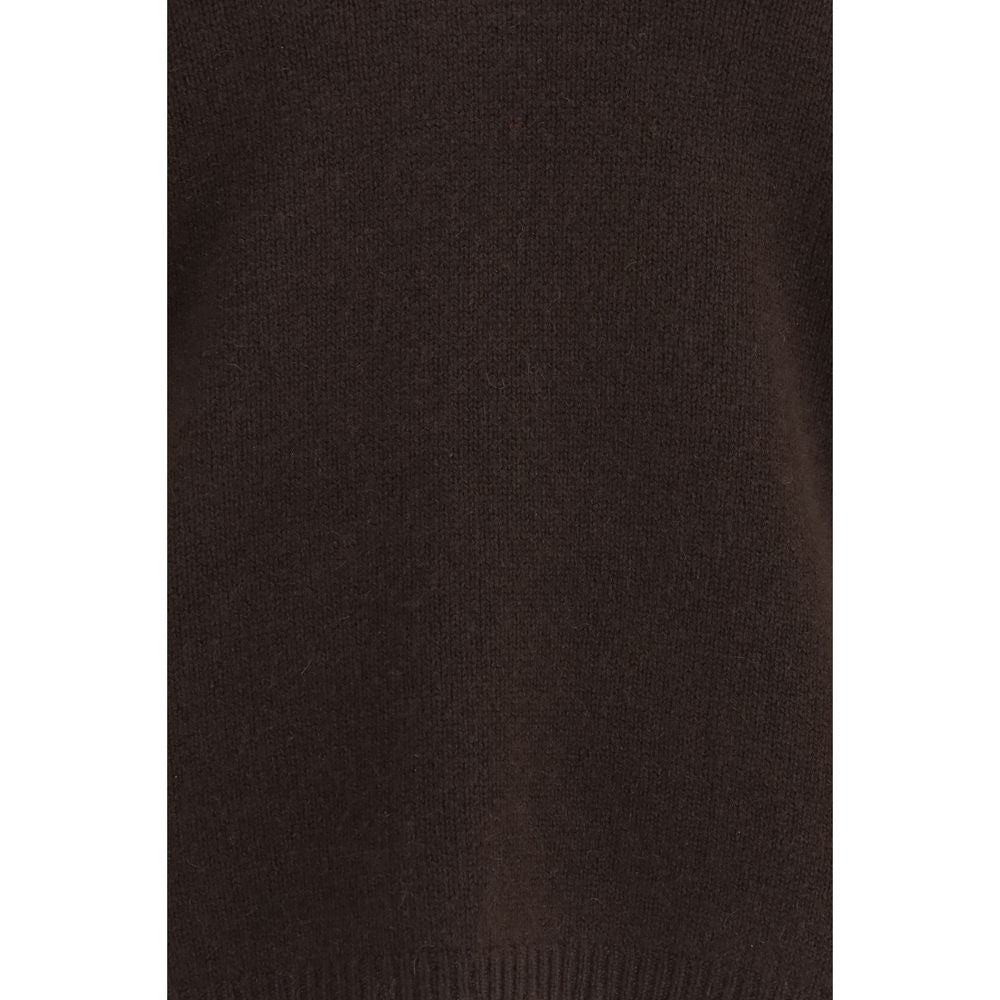 Allude Brown Cashmere Sweater
